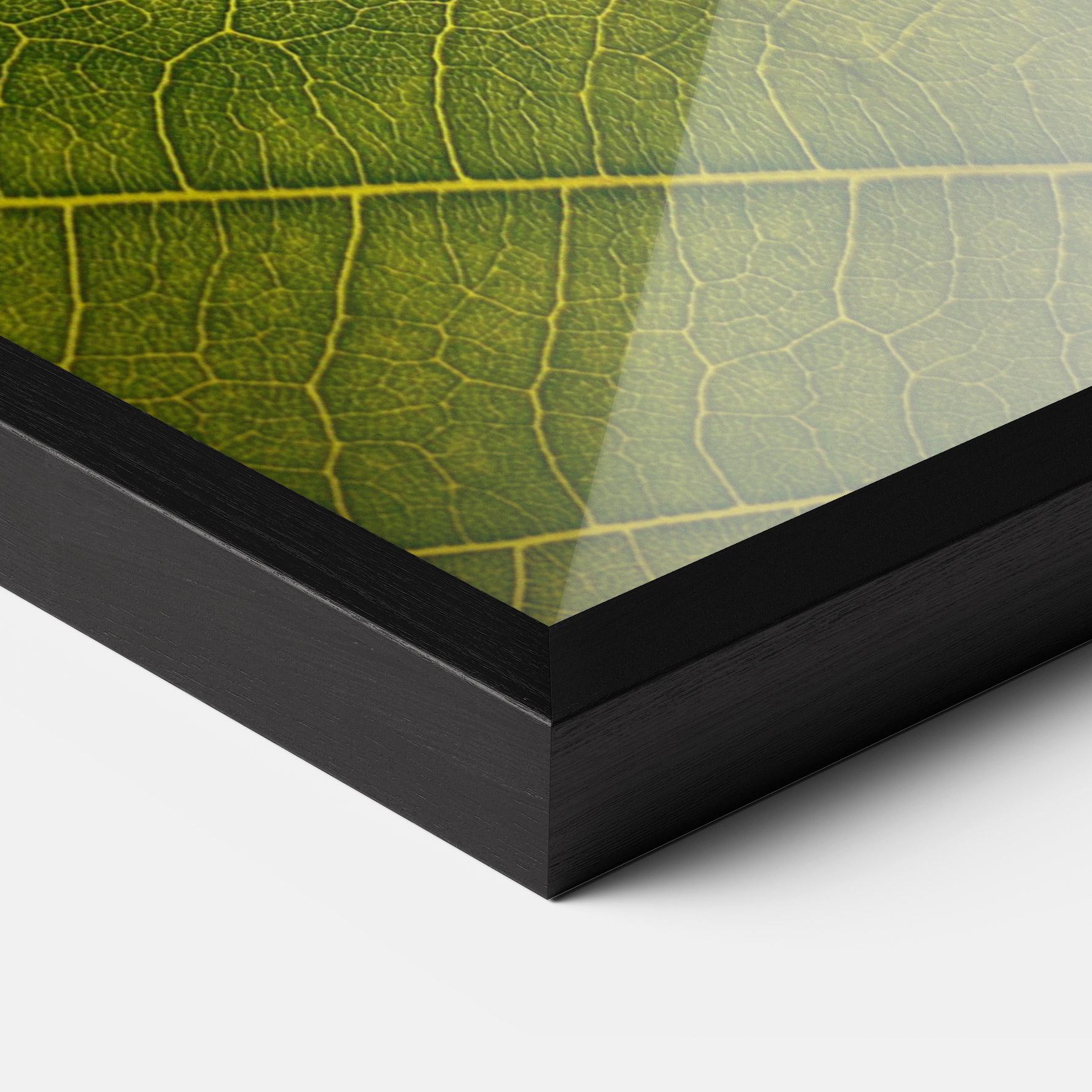 Gerahmte Poster Leaf Closeup Forest mockup 3
