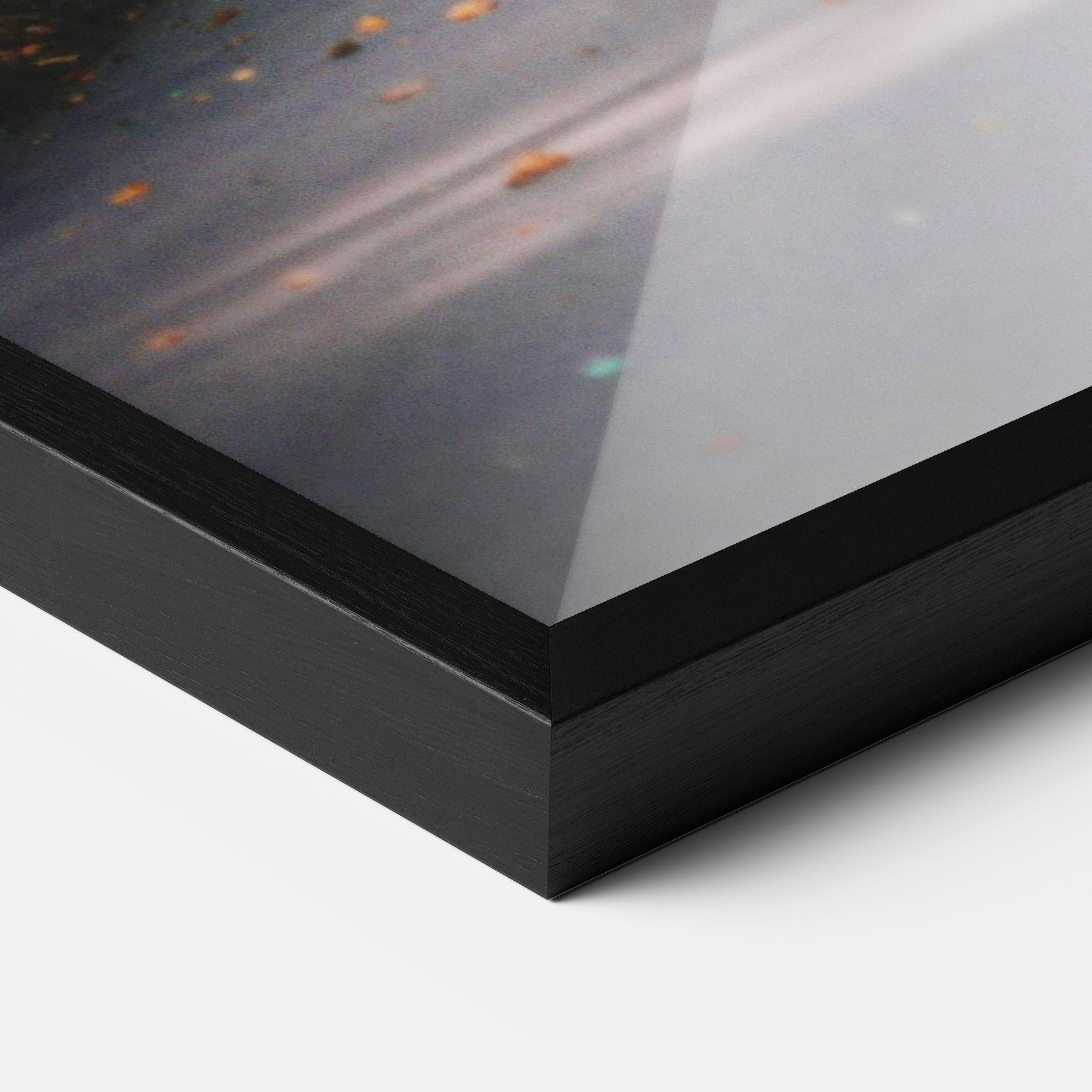 Gerahmte Poster Red Trees Road mockup 3