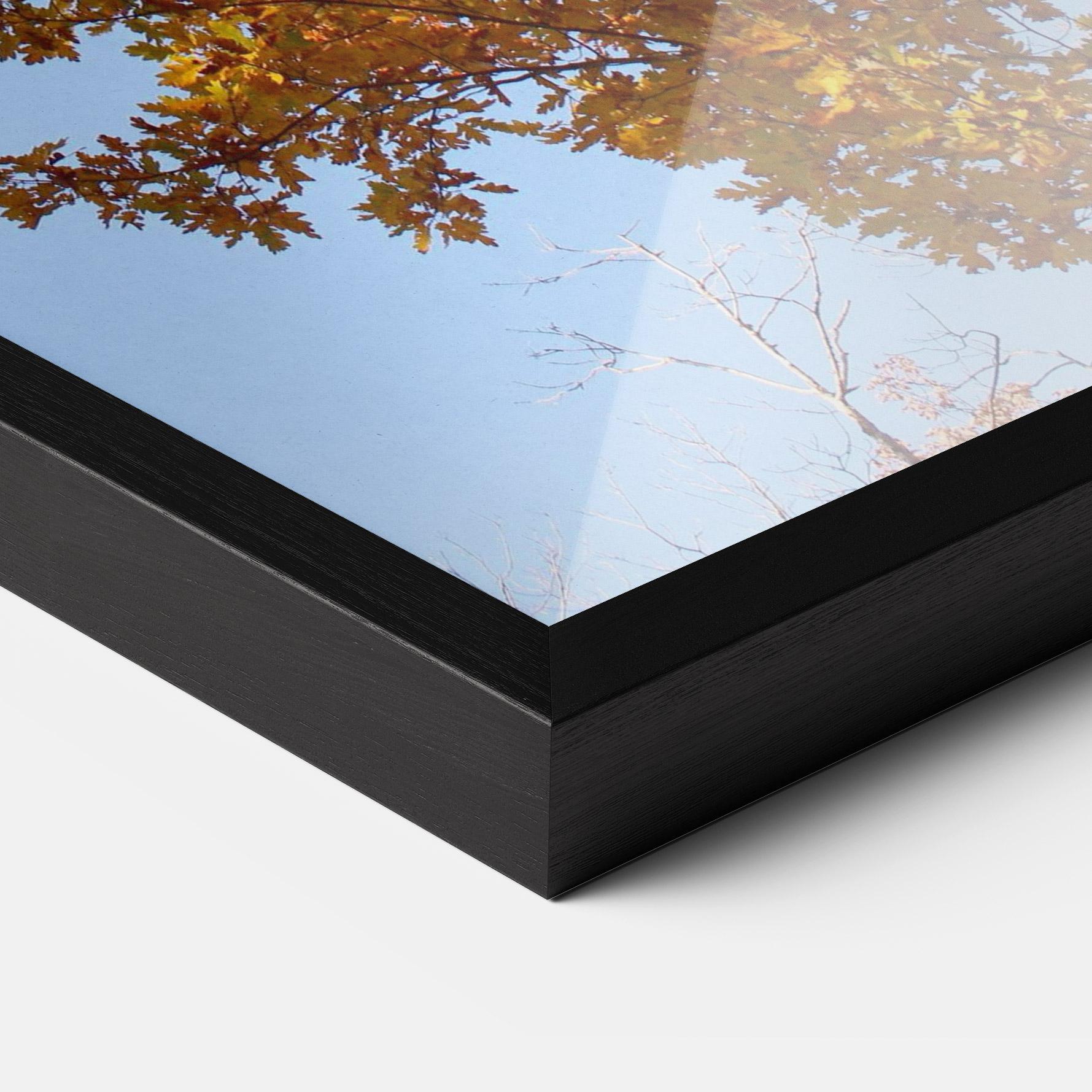 Gerahmte Poster Yellow Tree Forest mockup 3