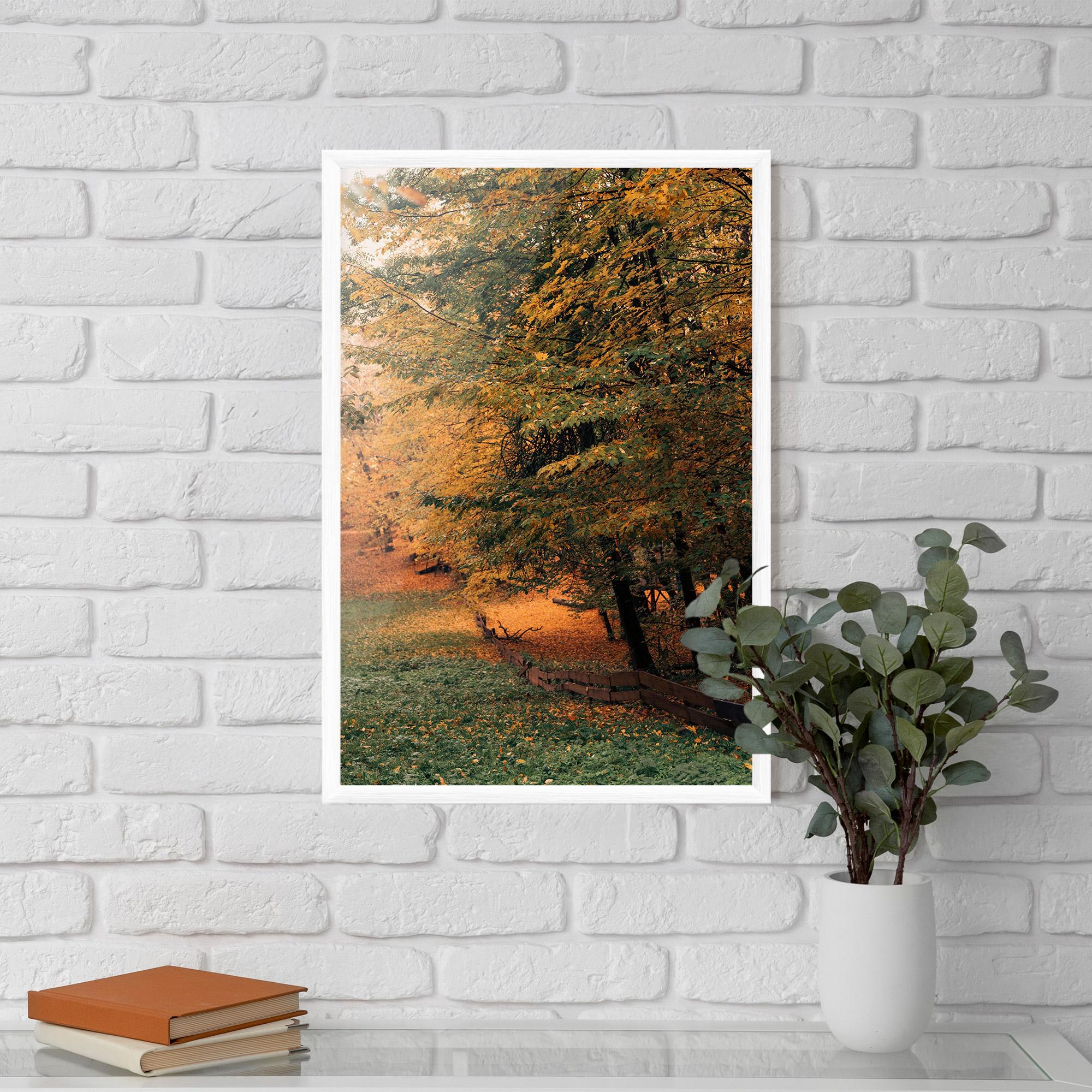 Gerahmte Poster Autumn Forest mockup 5