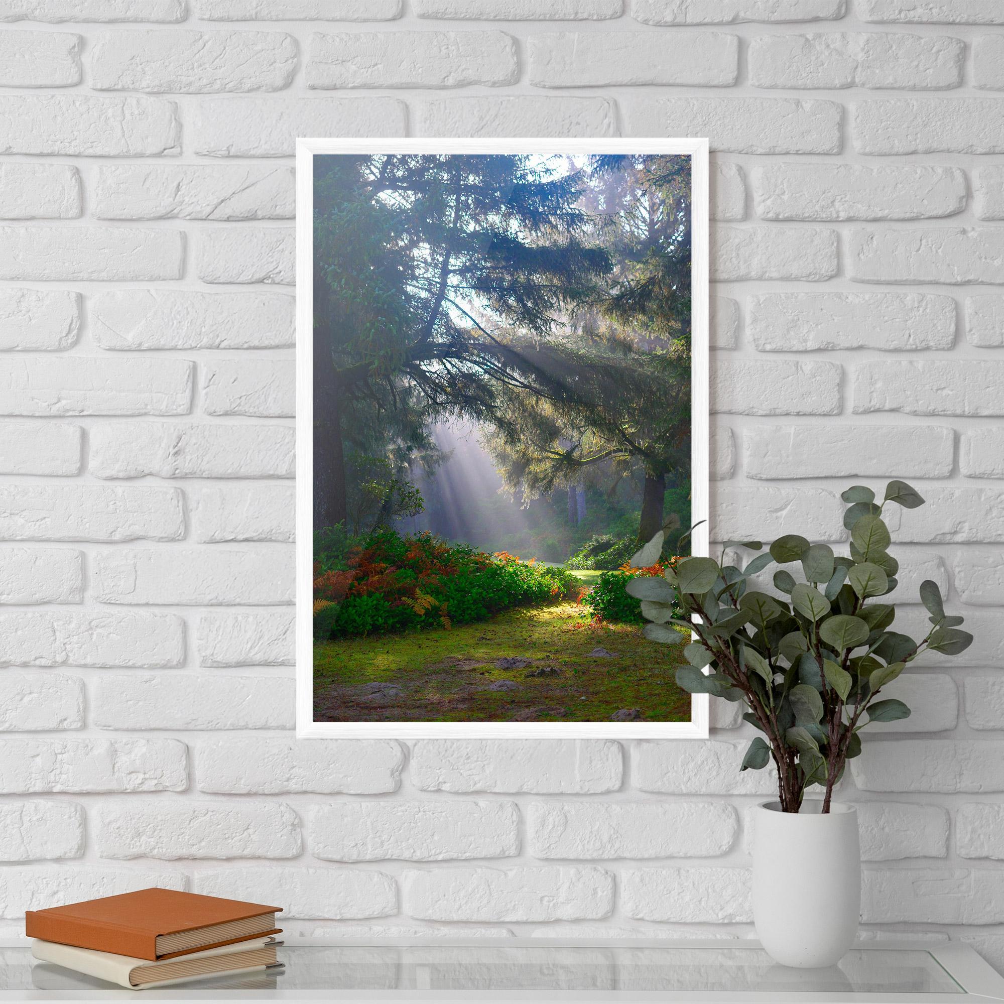 Gerahmte Poster Forest Light mockup 5