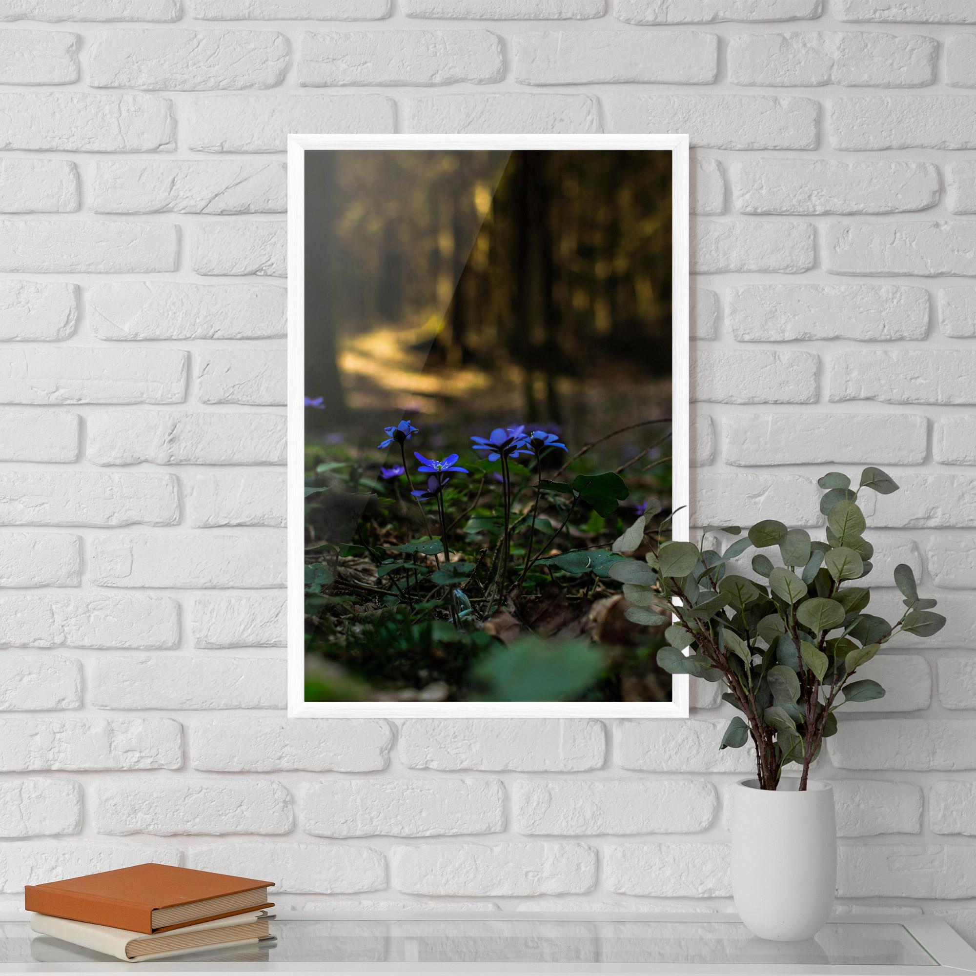 Gerahmte Poster Purple Flower Forest mockup 5