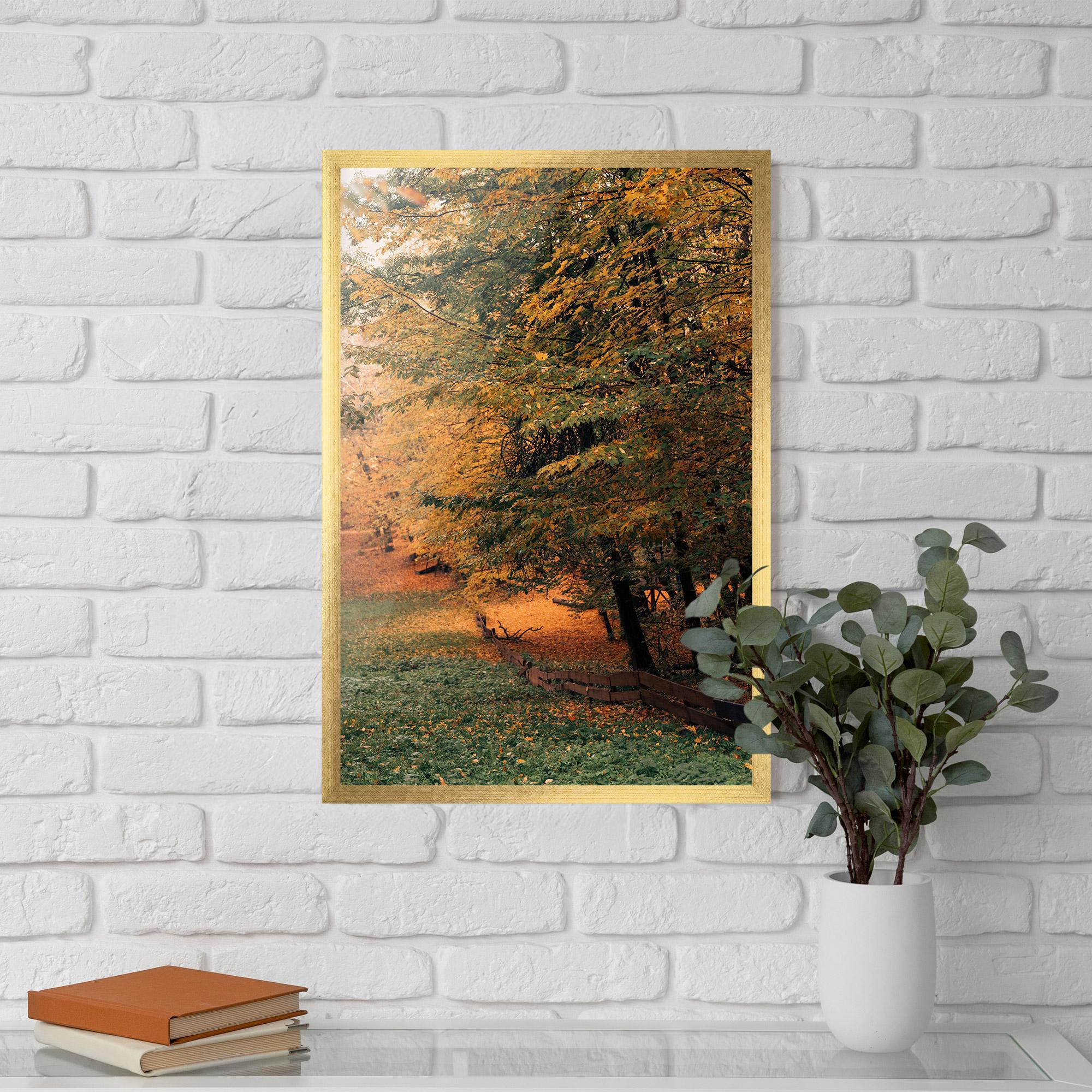 Gerahmte Poster Autumn Forest mockup 5