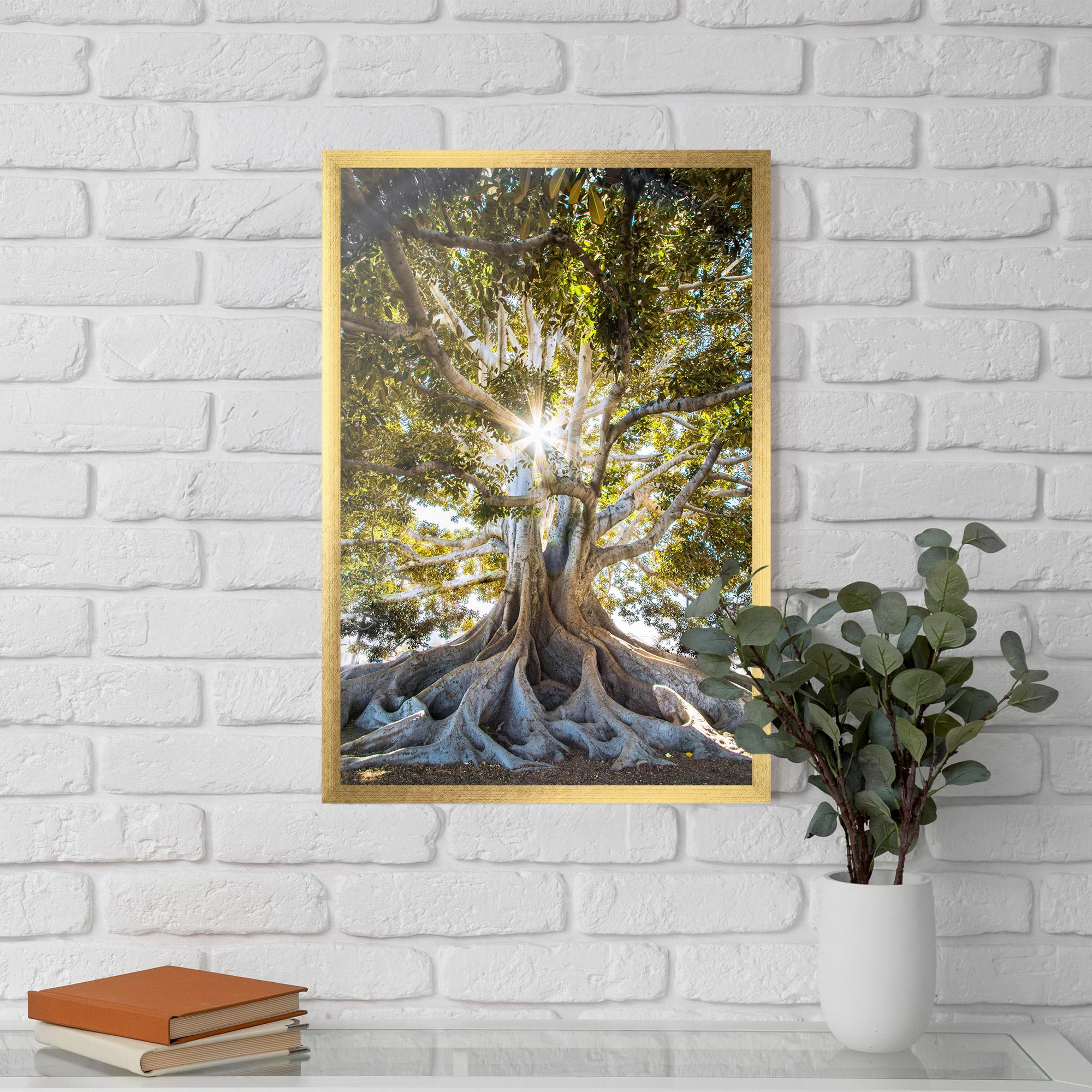 Gerahmte Poster Big Old Tree mockup 5