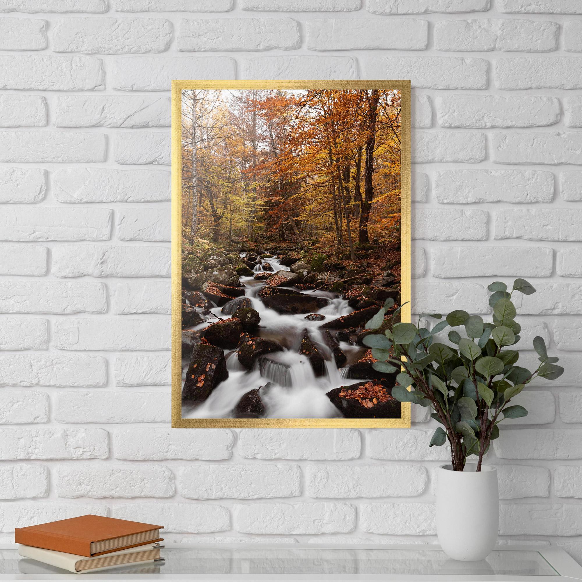 Gerahmte Poster River Forest View mockup 5