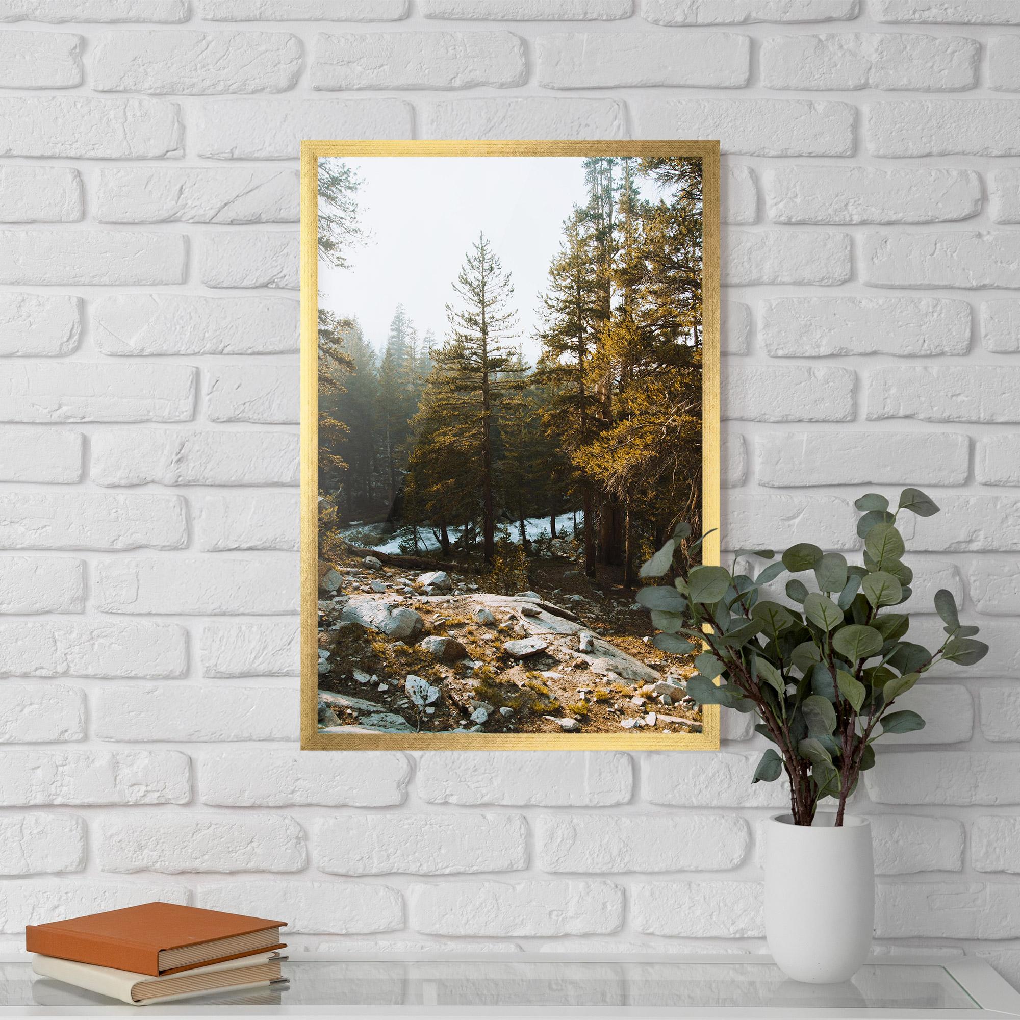 Gerahmte Poster Rock Forest View mockup 5