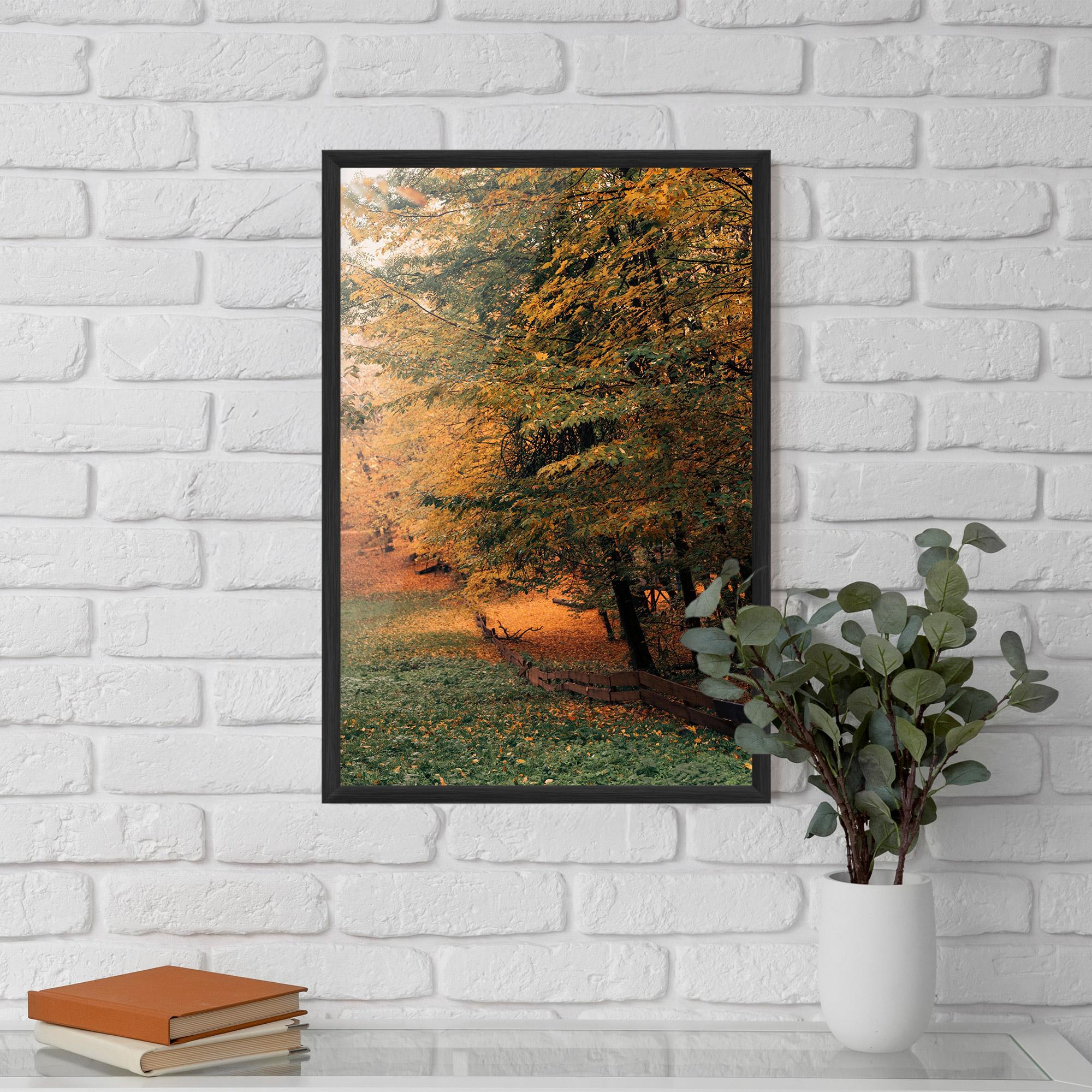Gerahmte Poster Autumn Forest mockup 5