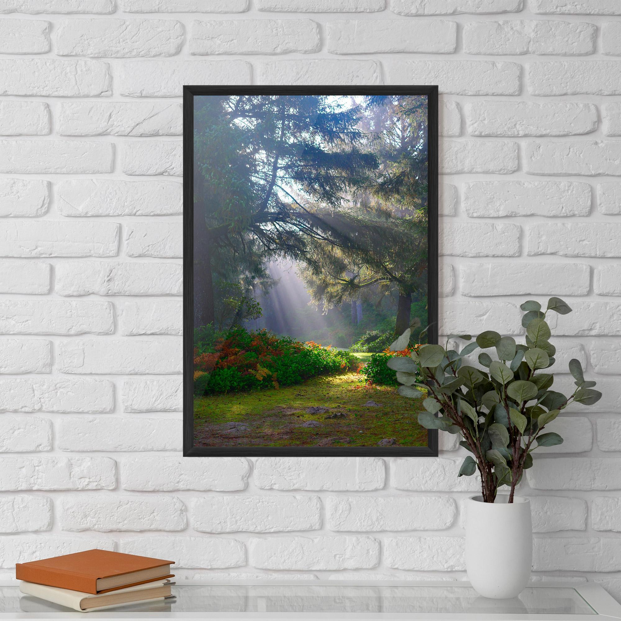 Gerahmte Poster Forest Light mockup 5