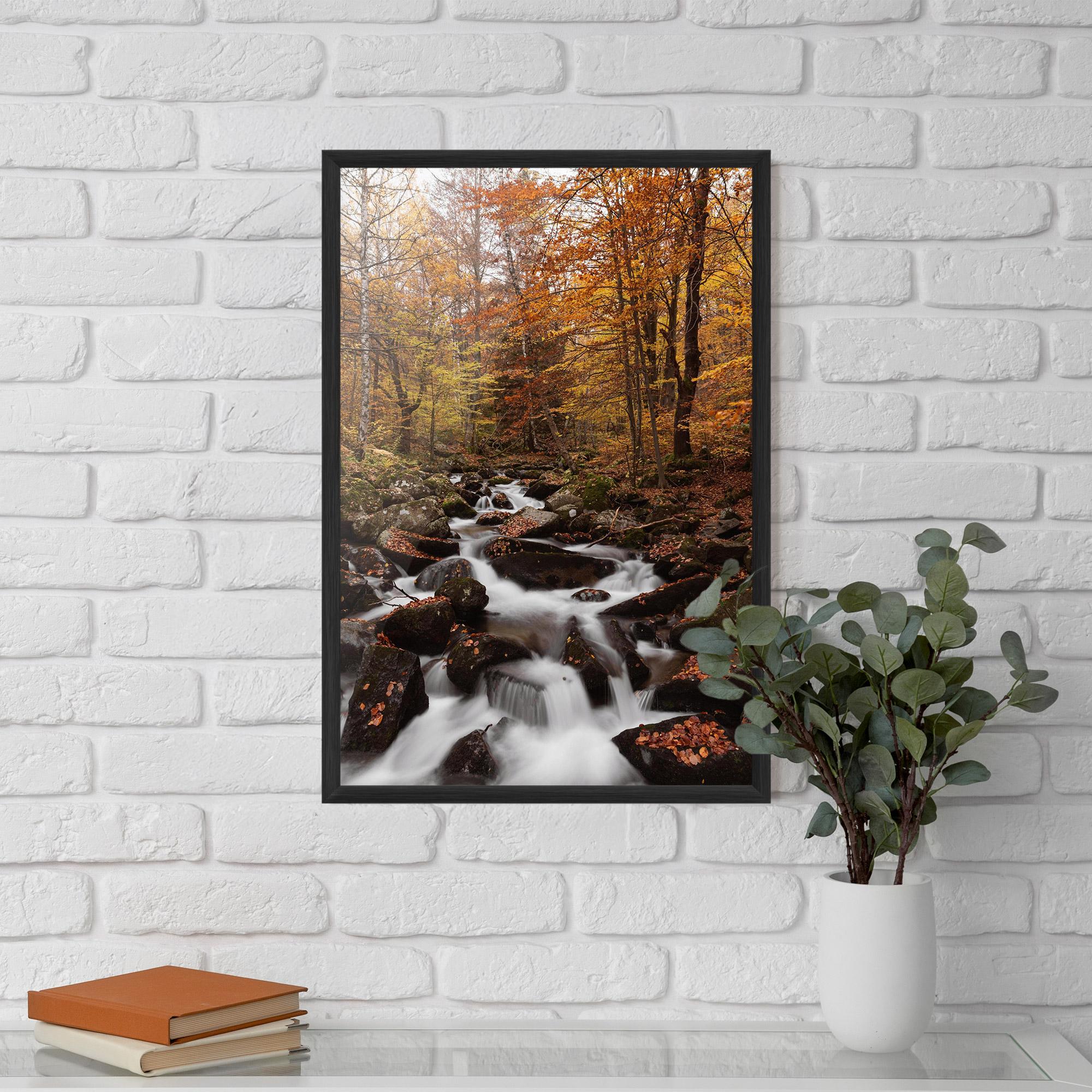 Gerahmte Poster River Forest View mockup 5