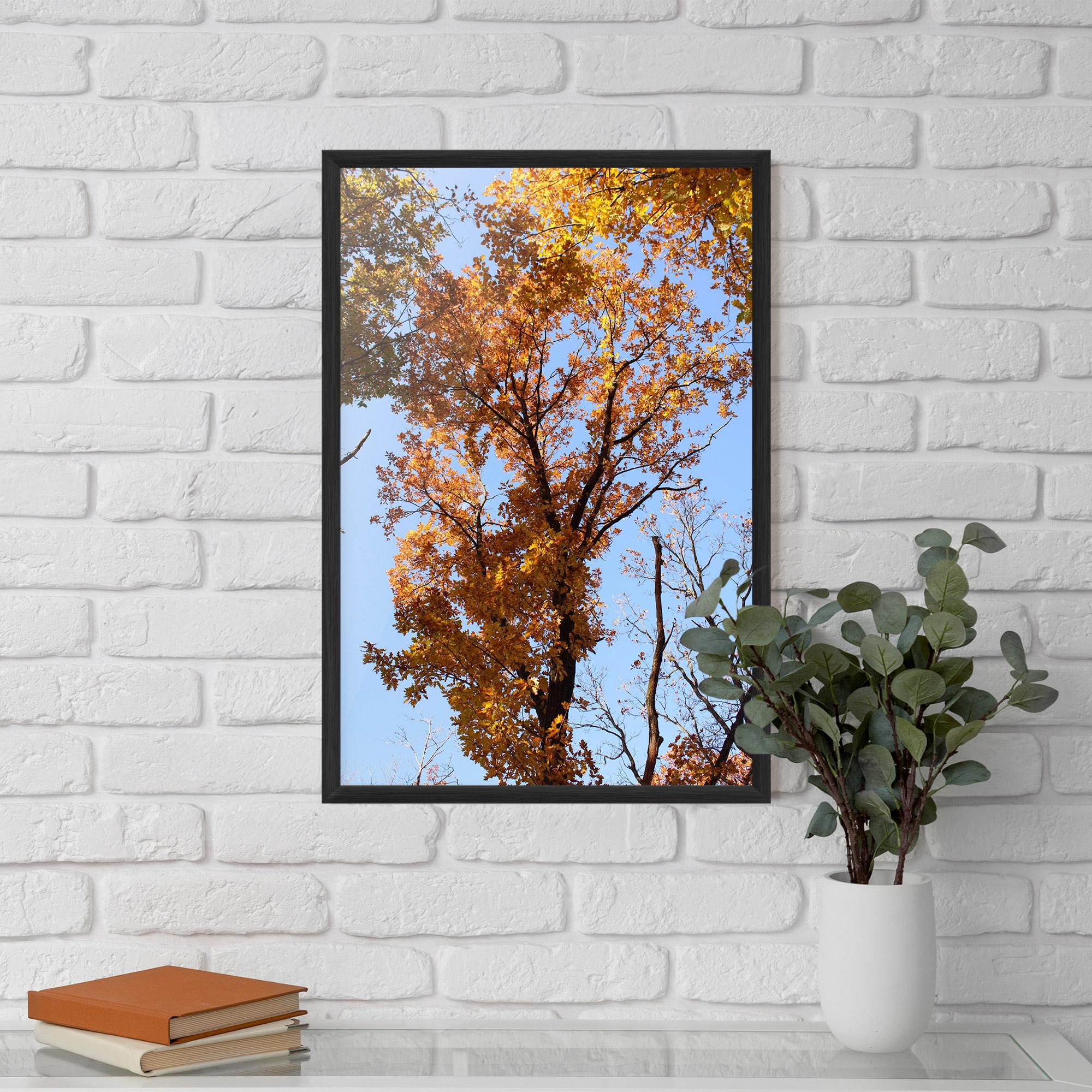 Gerahmte Poster Yellow Tree Forest mockup 5