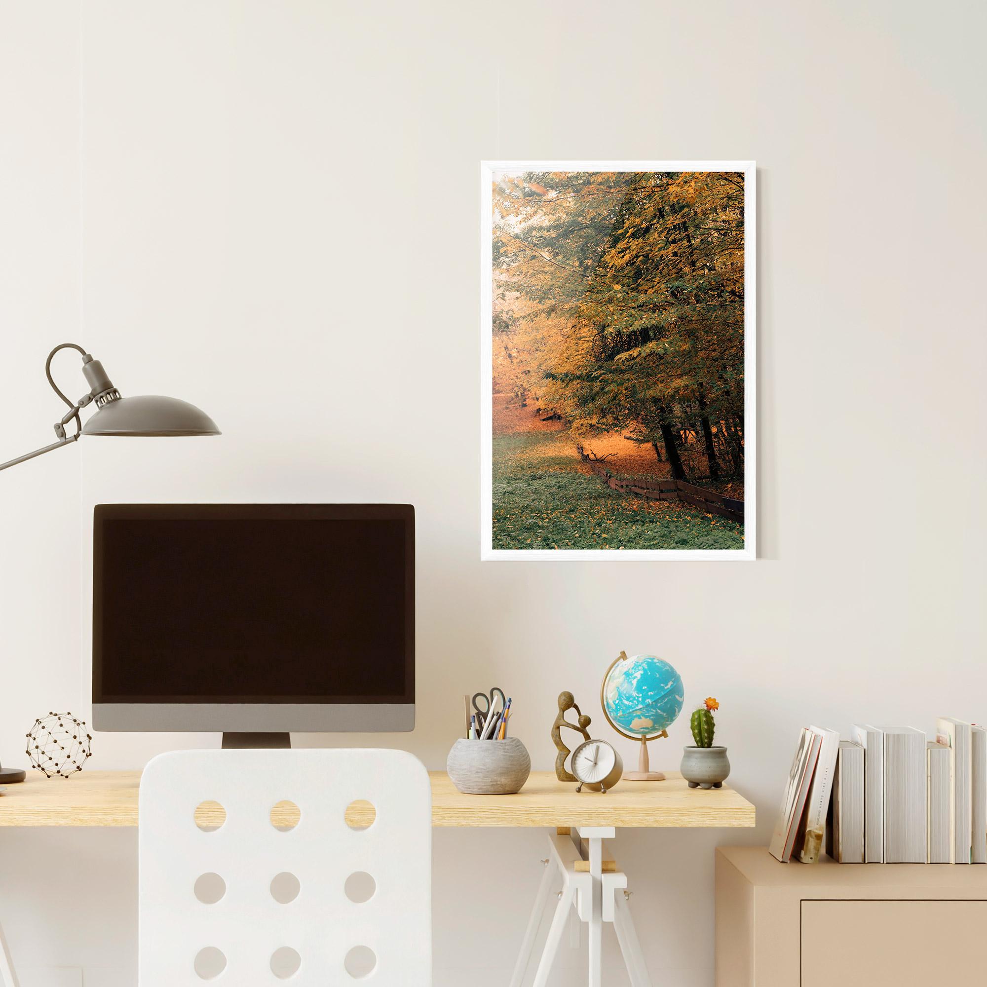Gerahmte Poster Autumn Forest mockup 6