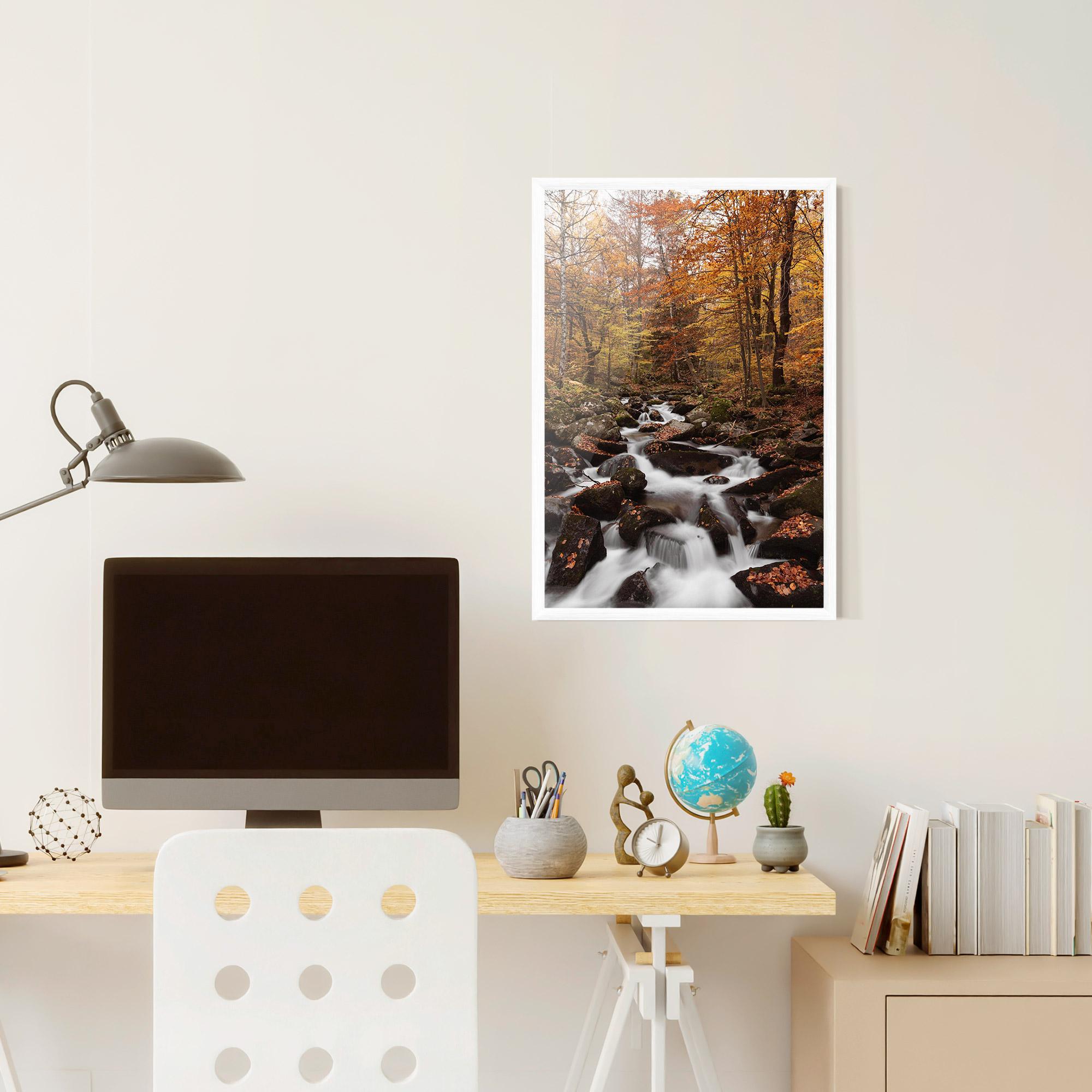 Gerahmte Poster River Forest View mockup 6