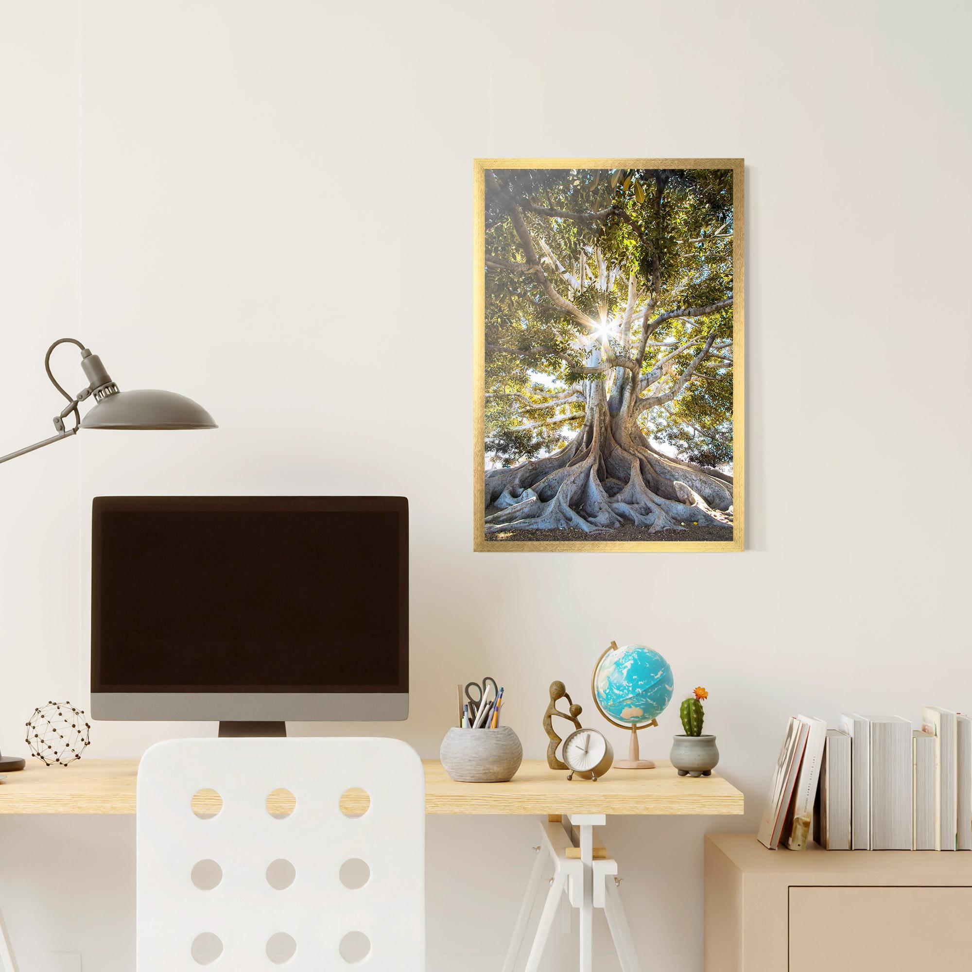Gerahmte Poster Big Old Tree mockup 6