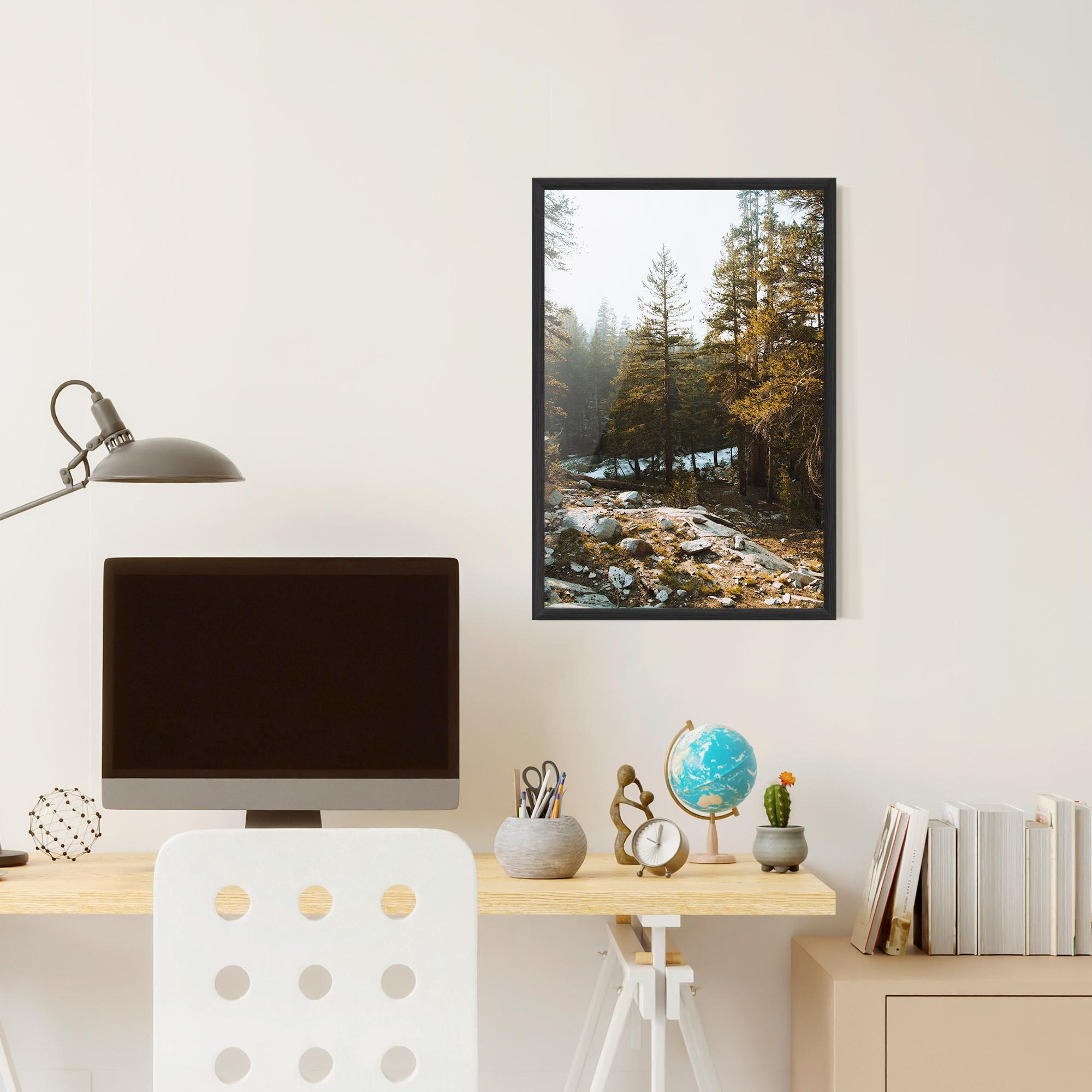 Gerahmte Poster Rock Forest View mockup 6