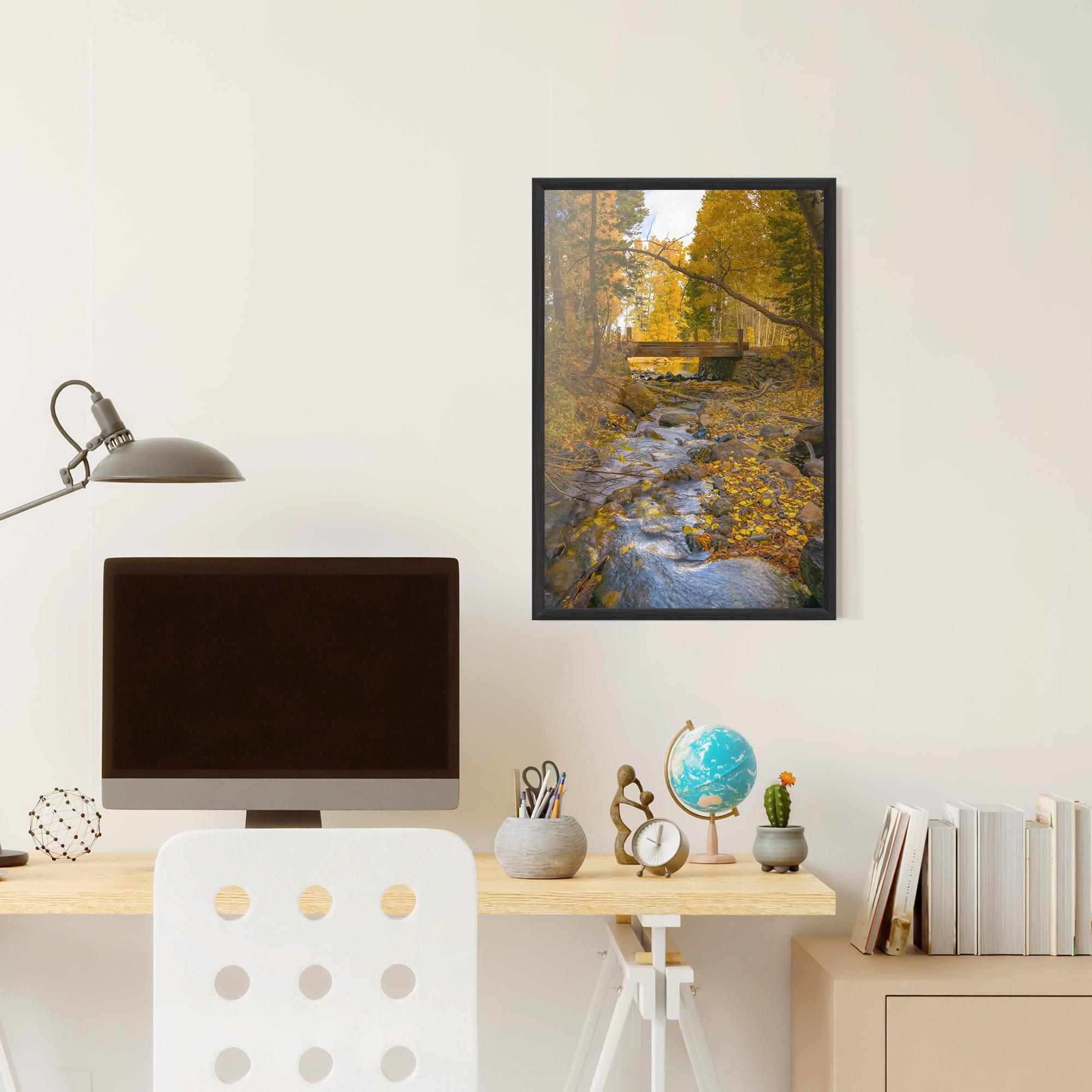 Gerahmte Poster Yellow View Forest mockup 6