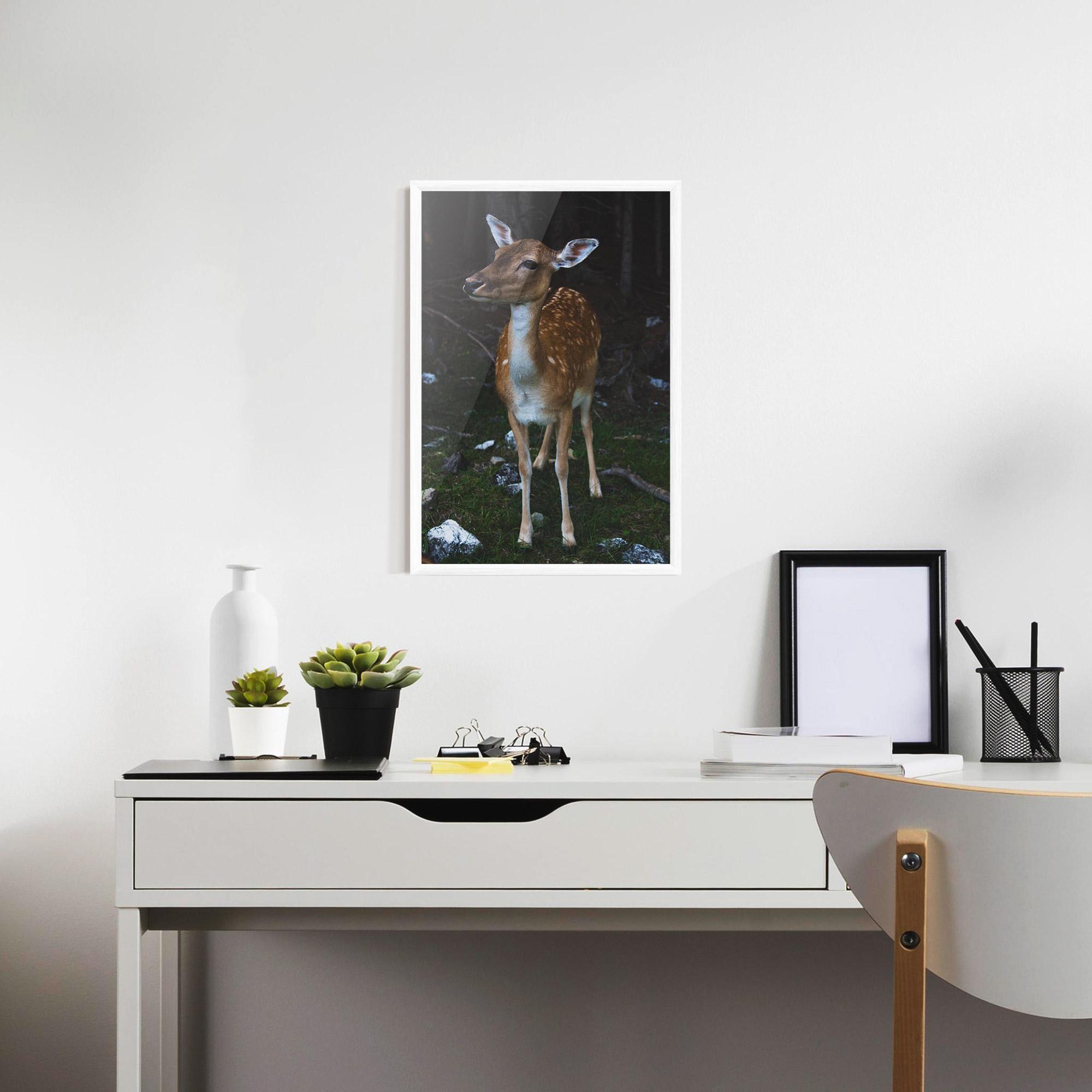 Gerahmte Poster Forest Cute Deer mockup 7