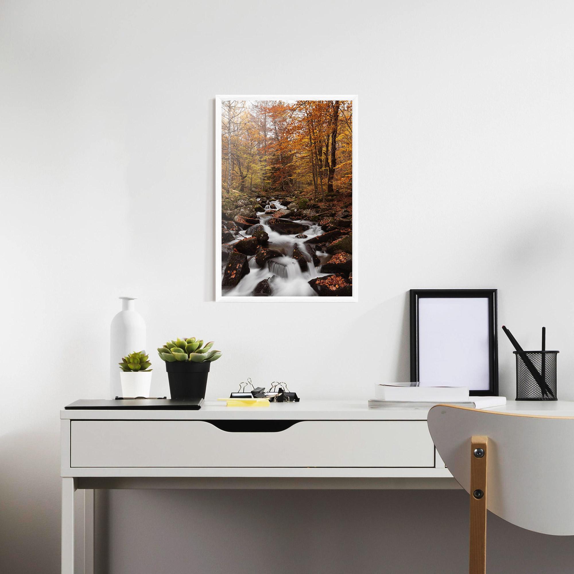 Gerahmte Poster River Forest View mockup 7
