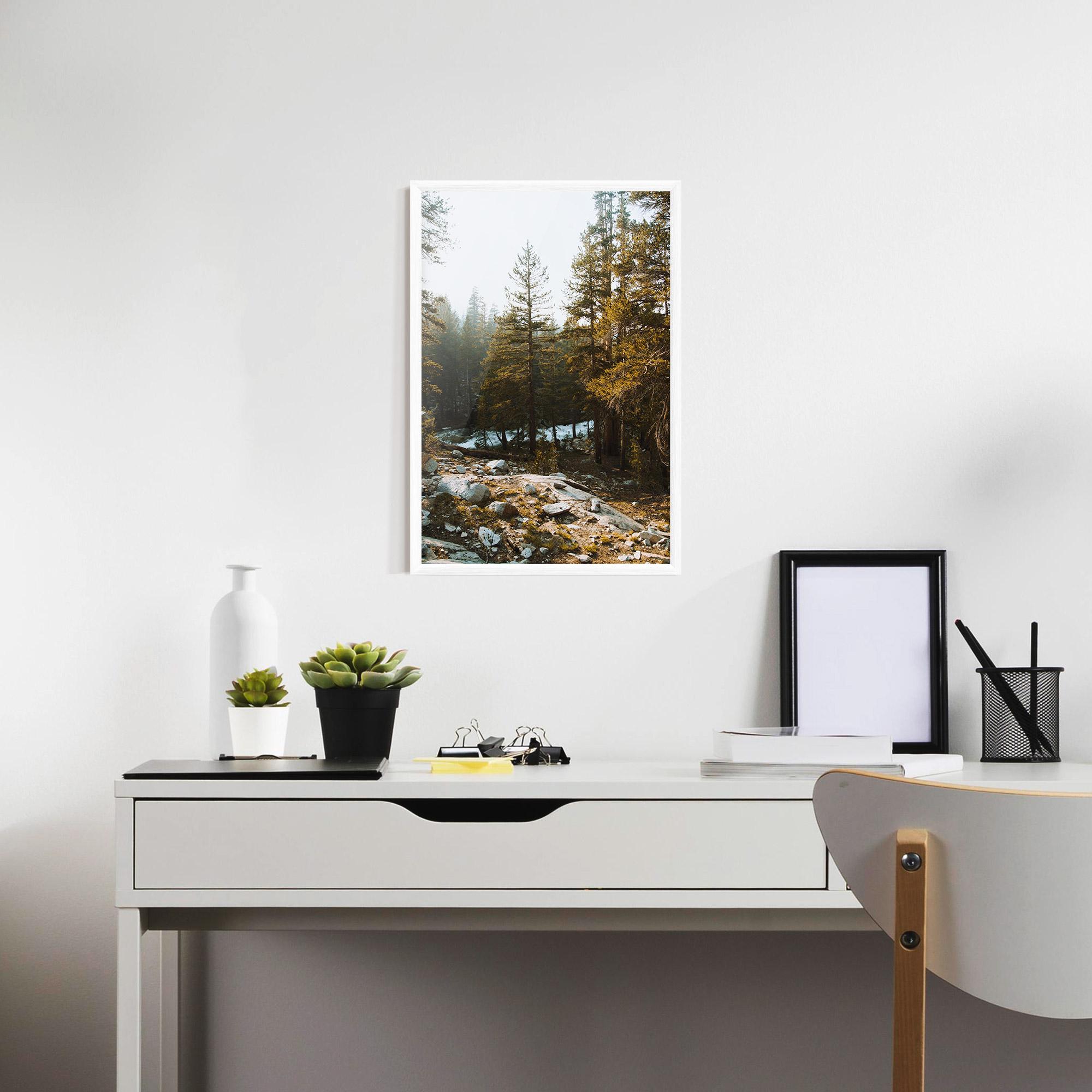 Gerahmte Poster Rock Forest View mockup 7