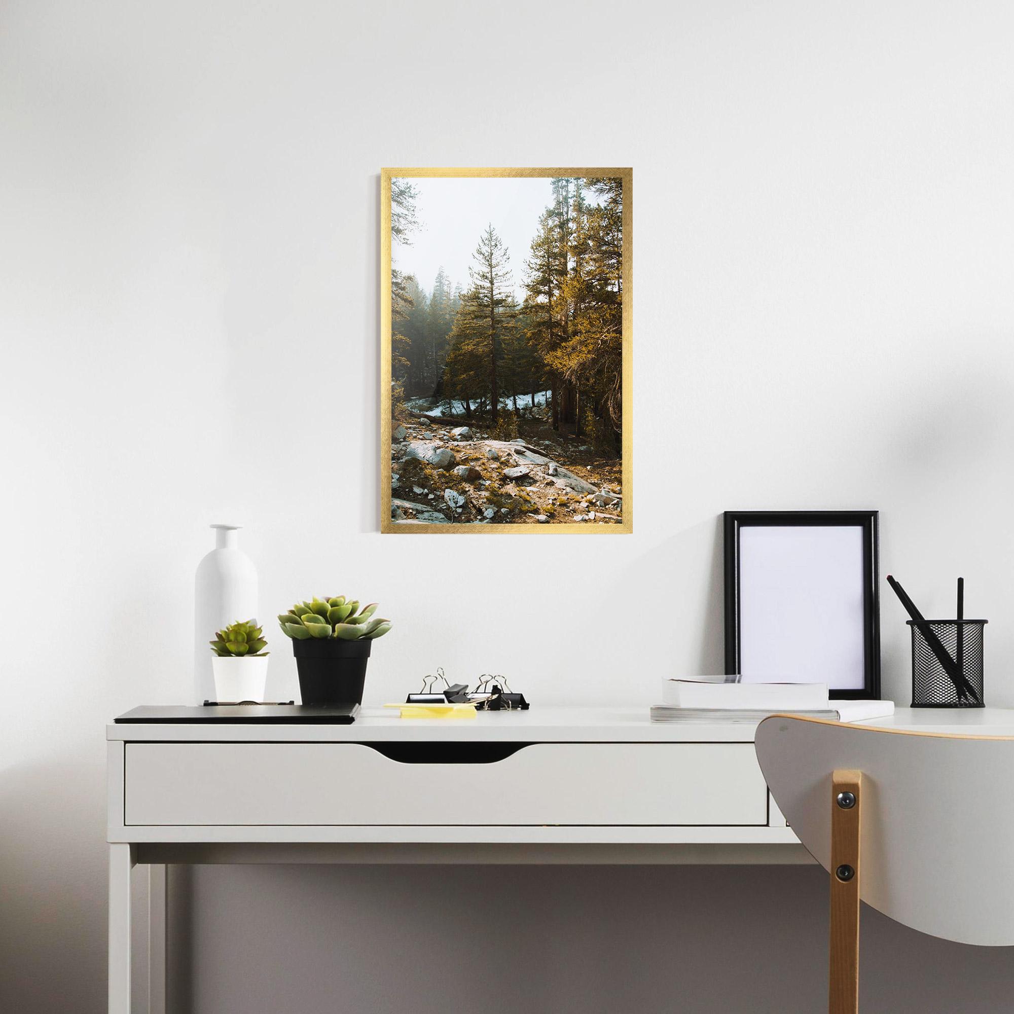 Gerahmte Poster Rock Forest View mockup 7