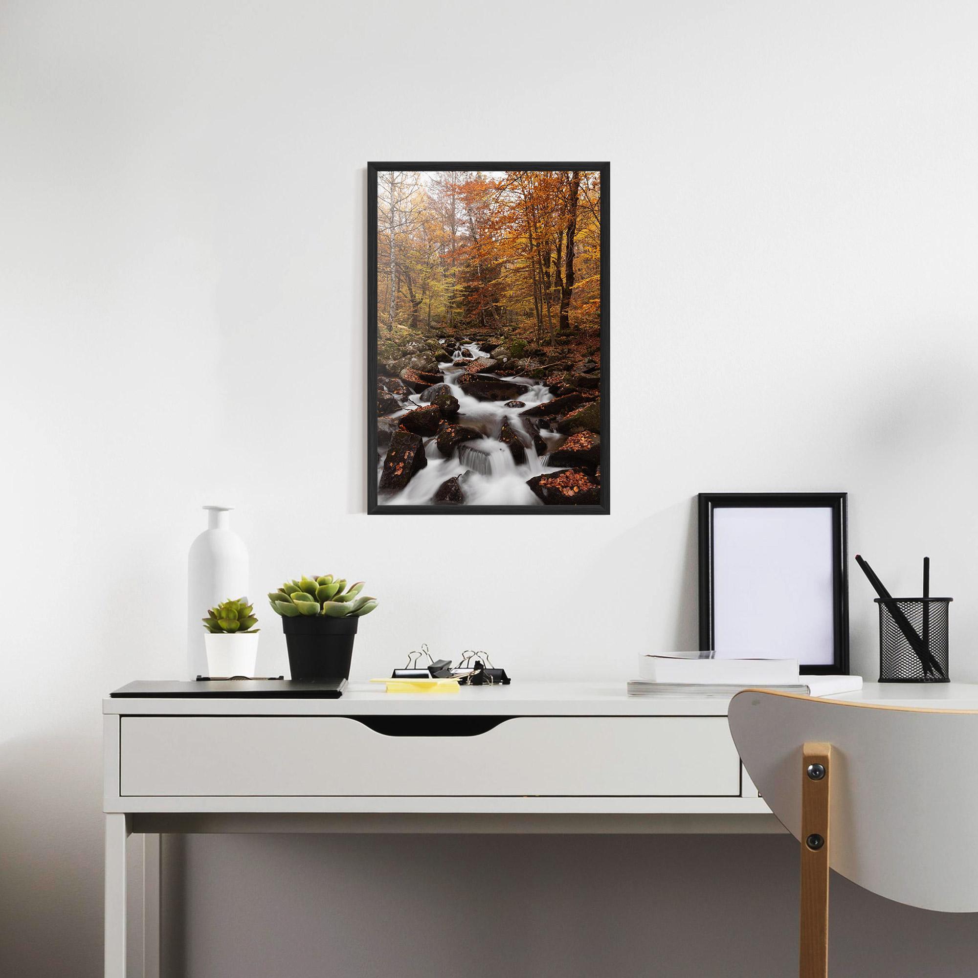 Gerahmte Poster River Forest View mockup 7