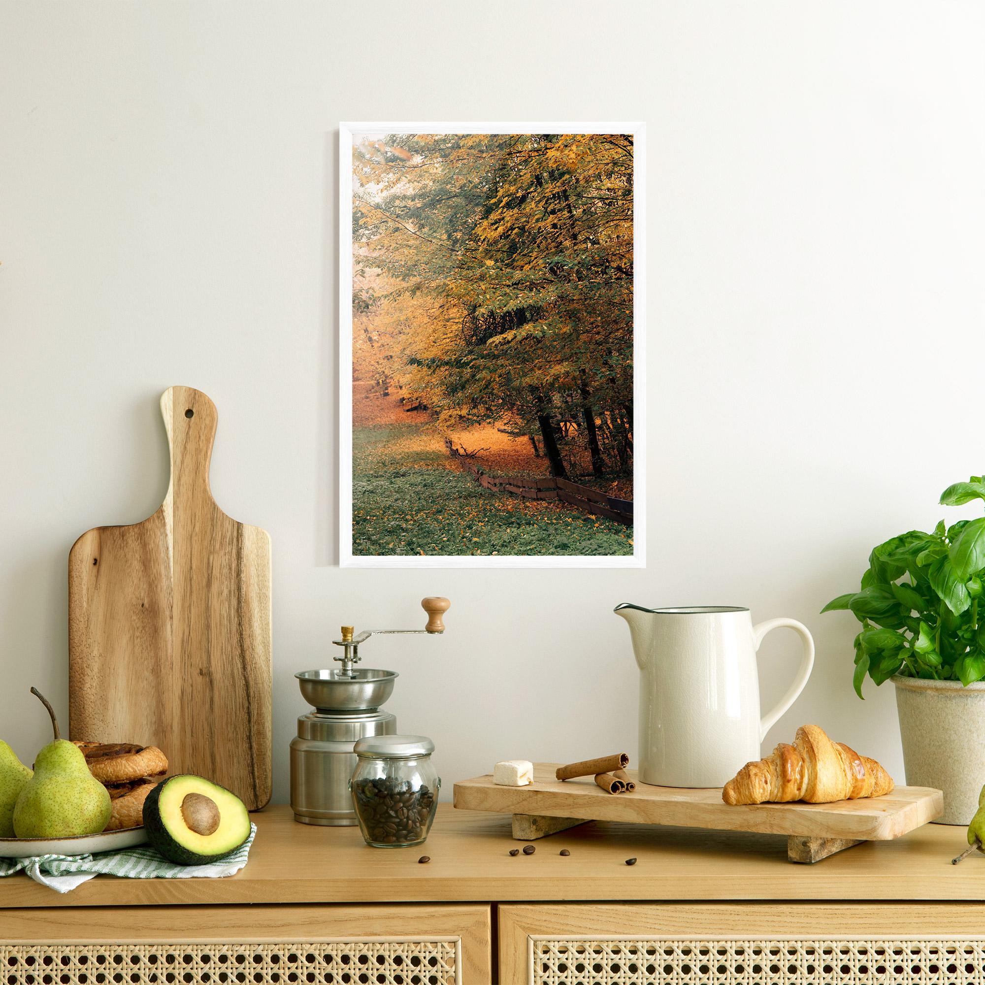 Gerahmte Poster Autumn Forest mockup 8