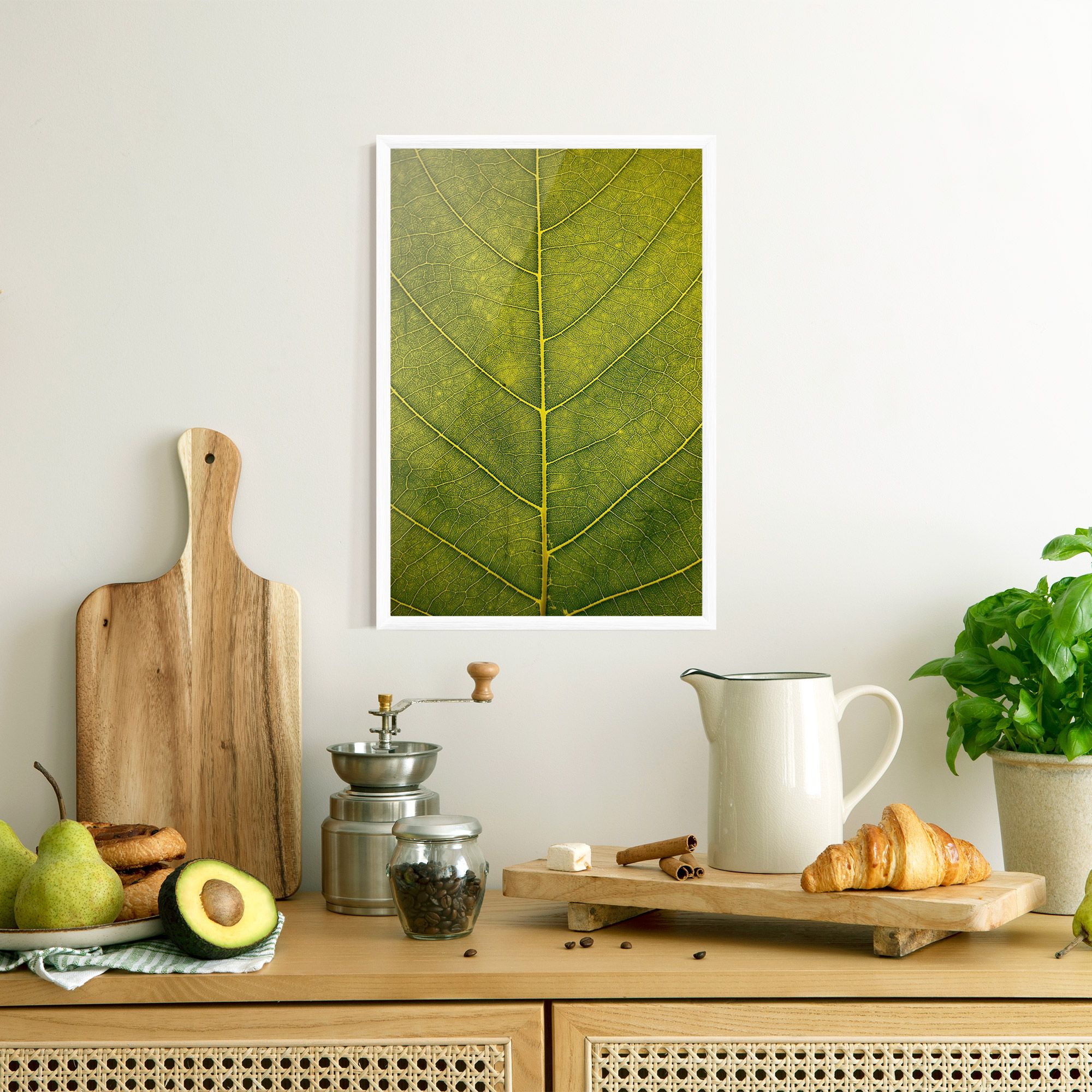 Leaf Closeup Forest mockup 8