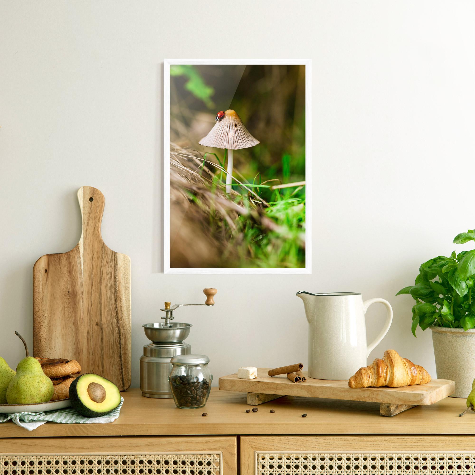 Gerahmte Poster Mushroom Forest mockup 8