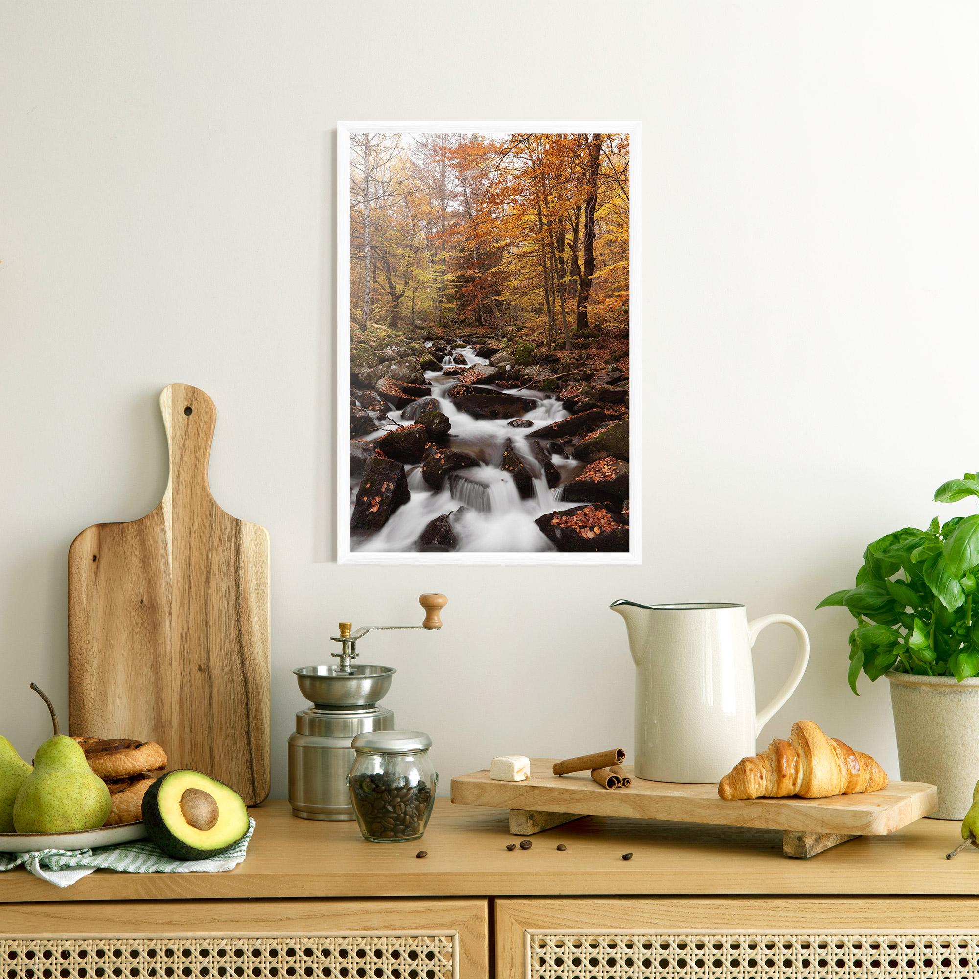 Gerahmte Poster River Forest View mockup 8