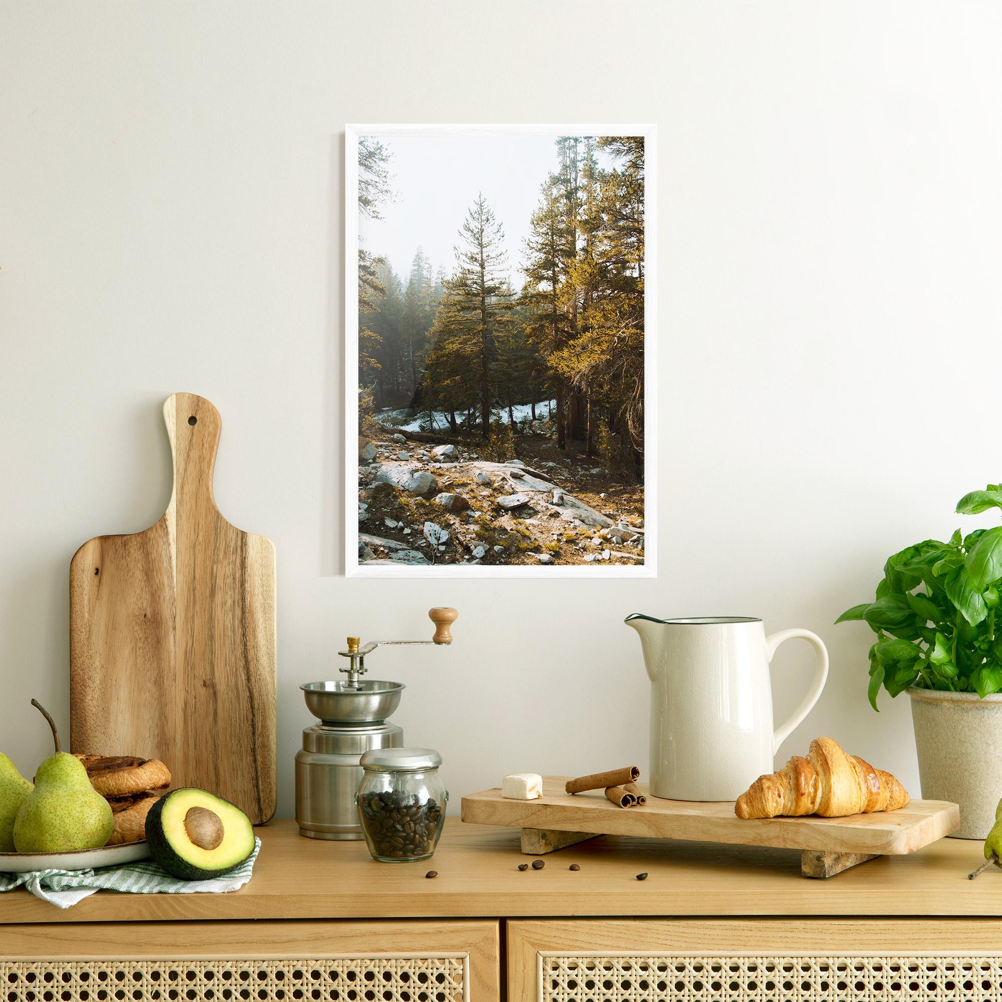 Gerahmte Poster Rock Forest View mockup 8