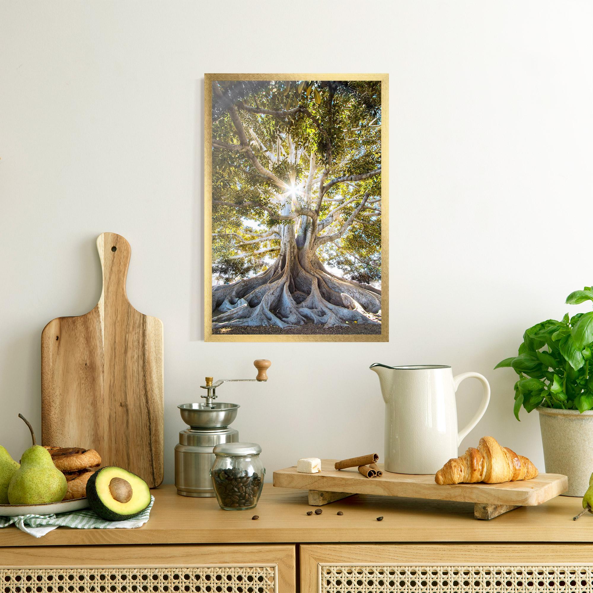 Gerahmte Poster Big Old Tree mockup 8
