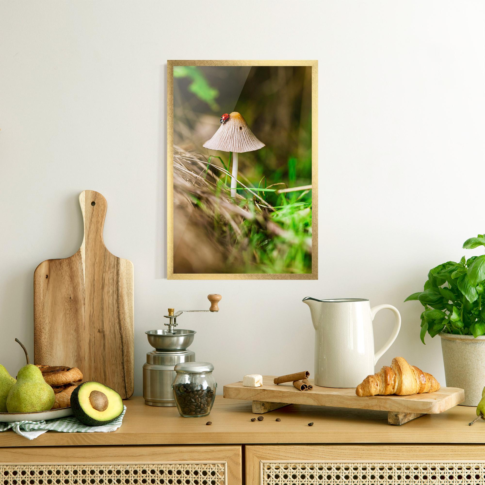 Gerahmte Poster Mushroom Forest mockup 8