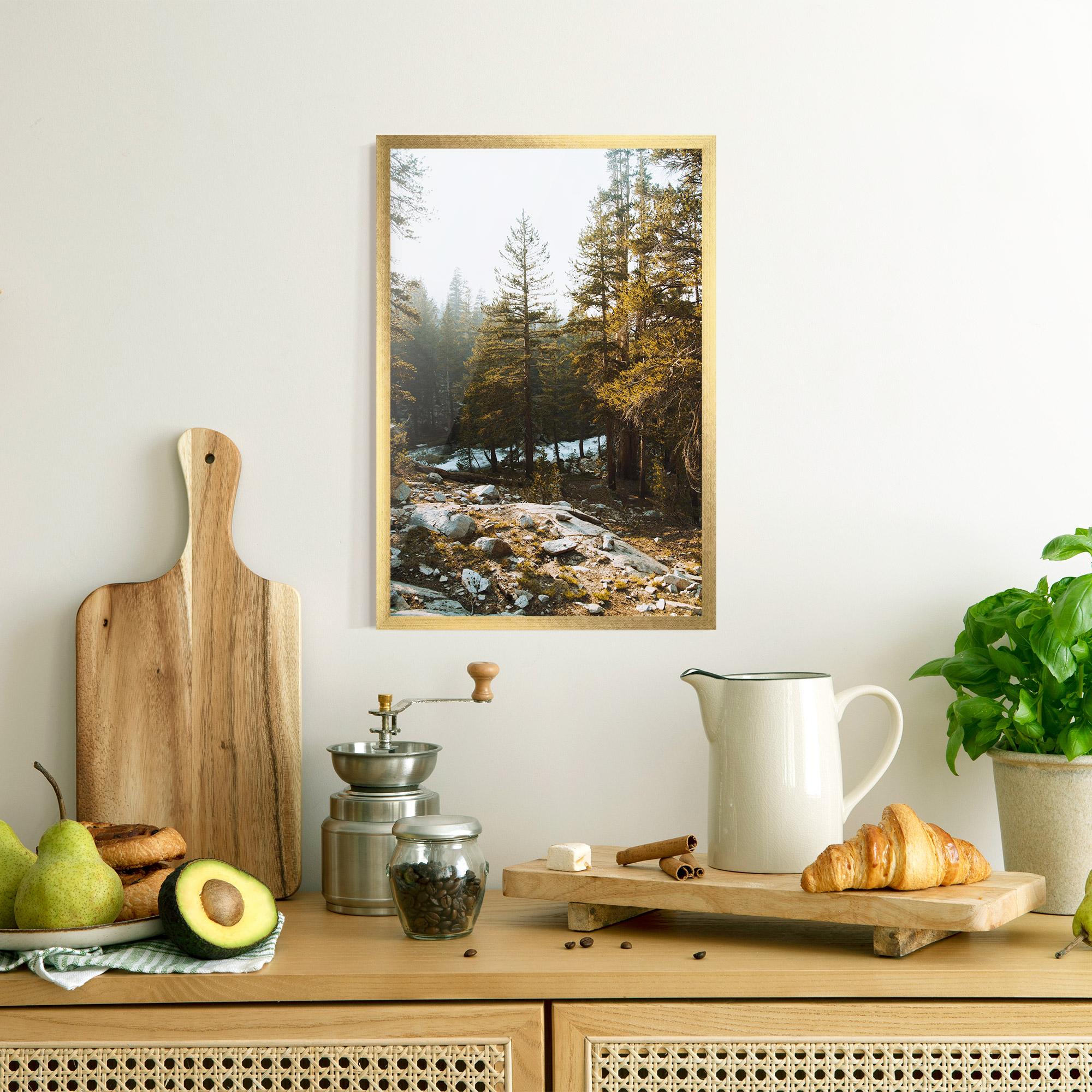 Gerahmte Poster Rock Forest View mockup 8