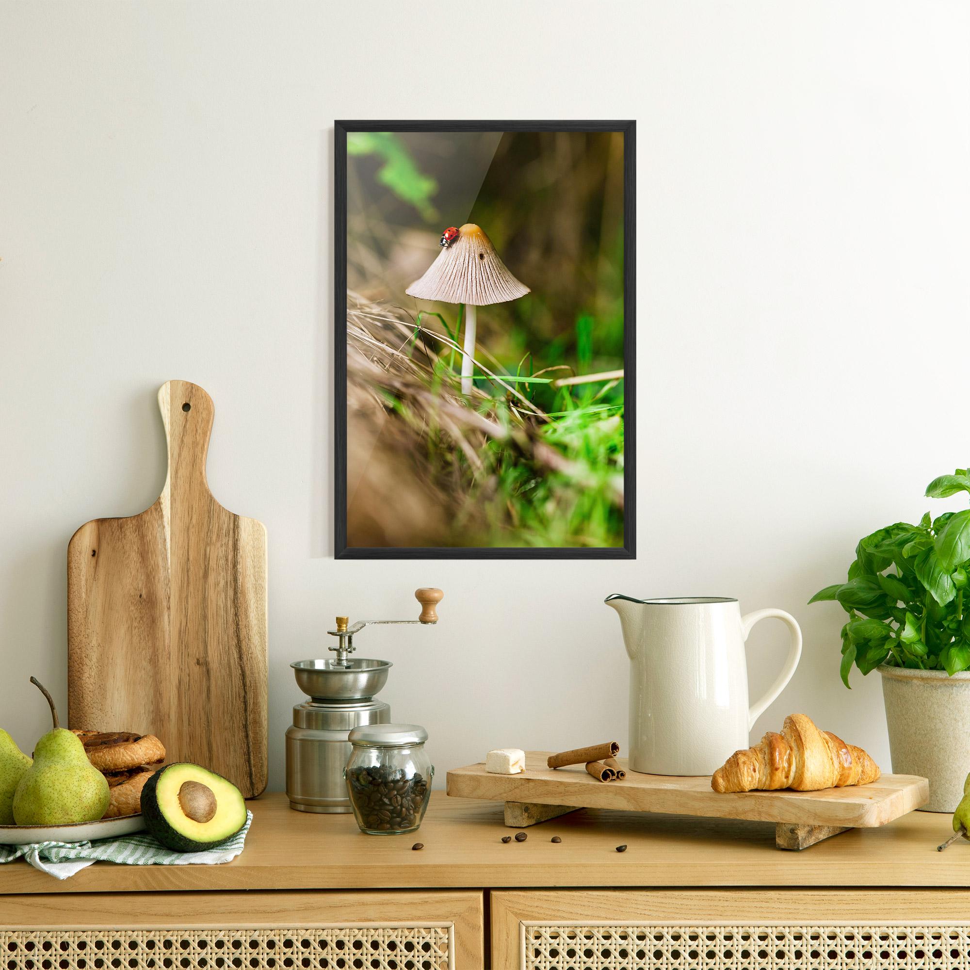 Gerahmte Poster Mushroom Forest mockup 8