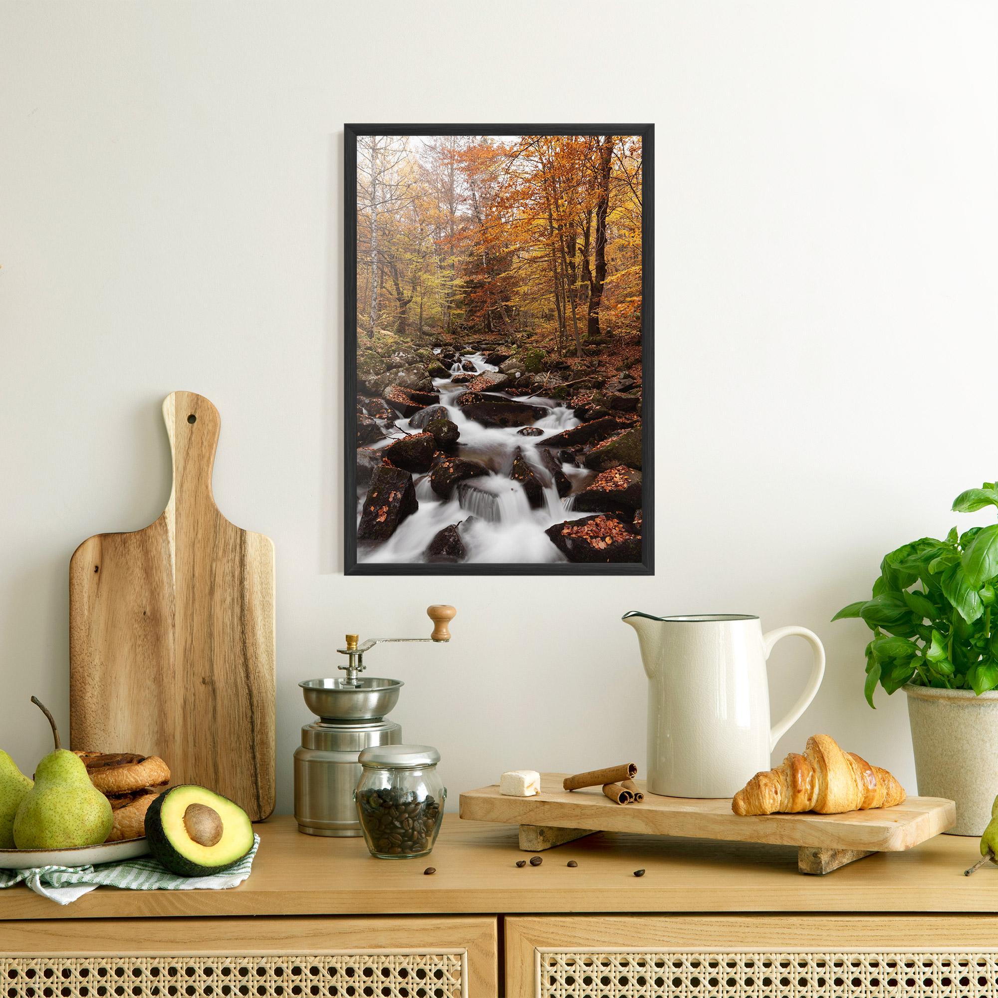 Gerahmte Poster River Forest View mockup 8
