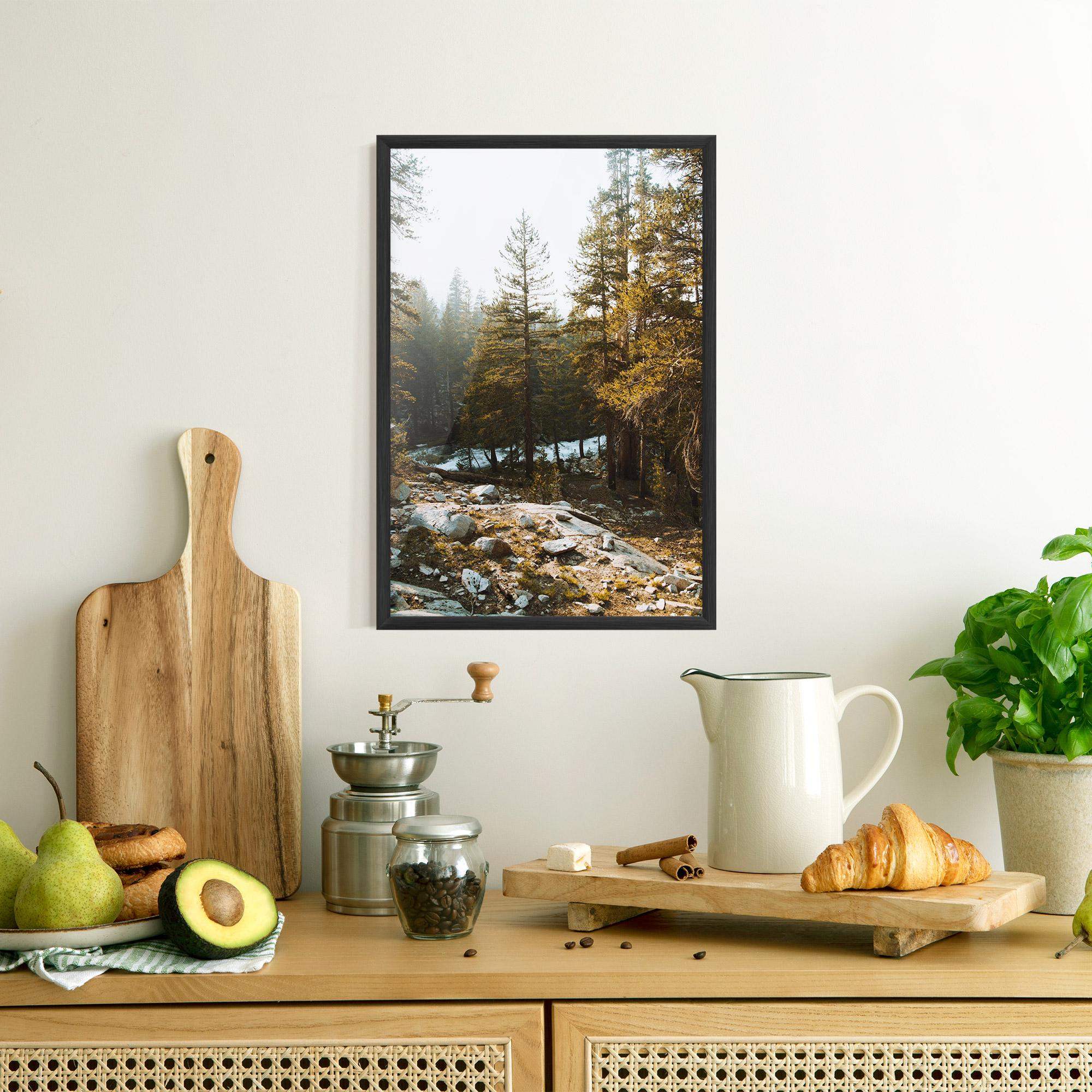 Gerahmte Poster Rock Forest View mockup 8