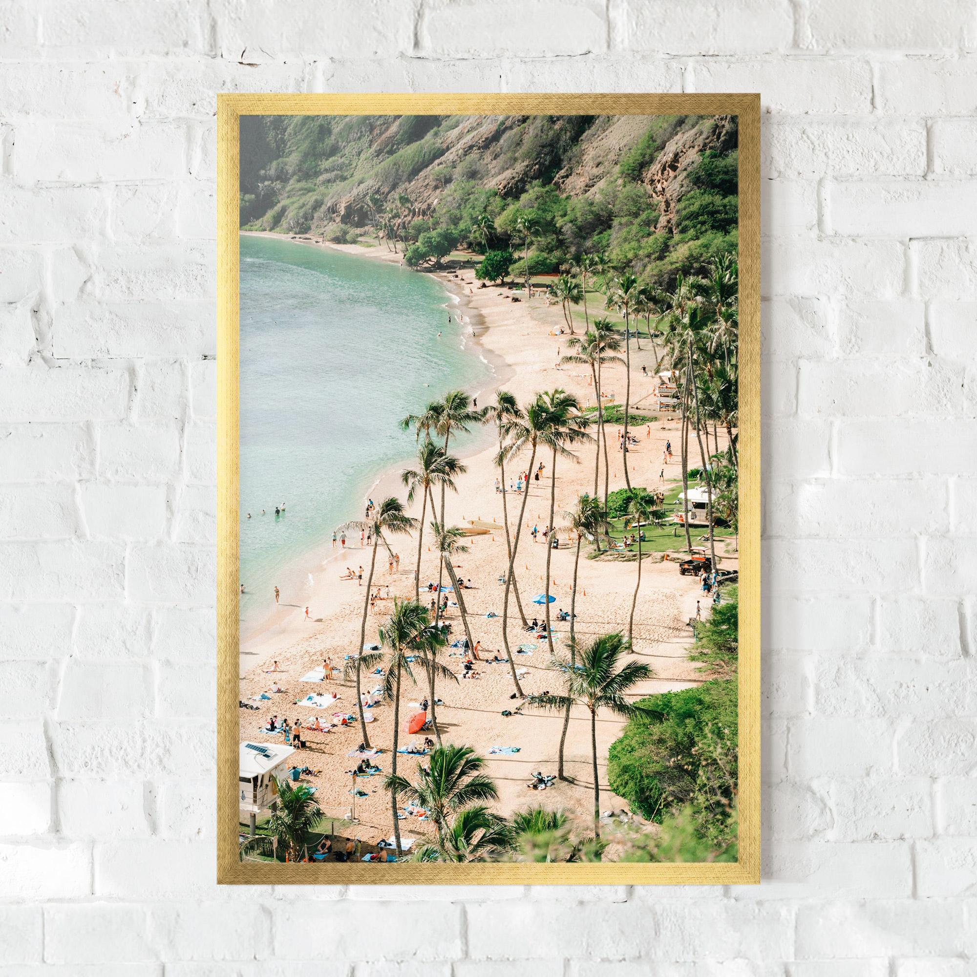 Gerahmte Poster Beach Day mockup 0