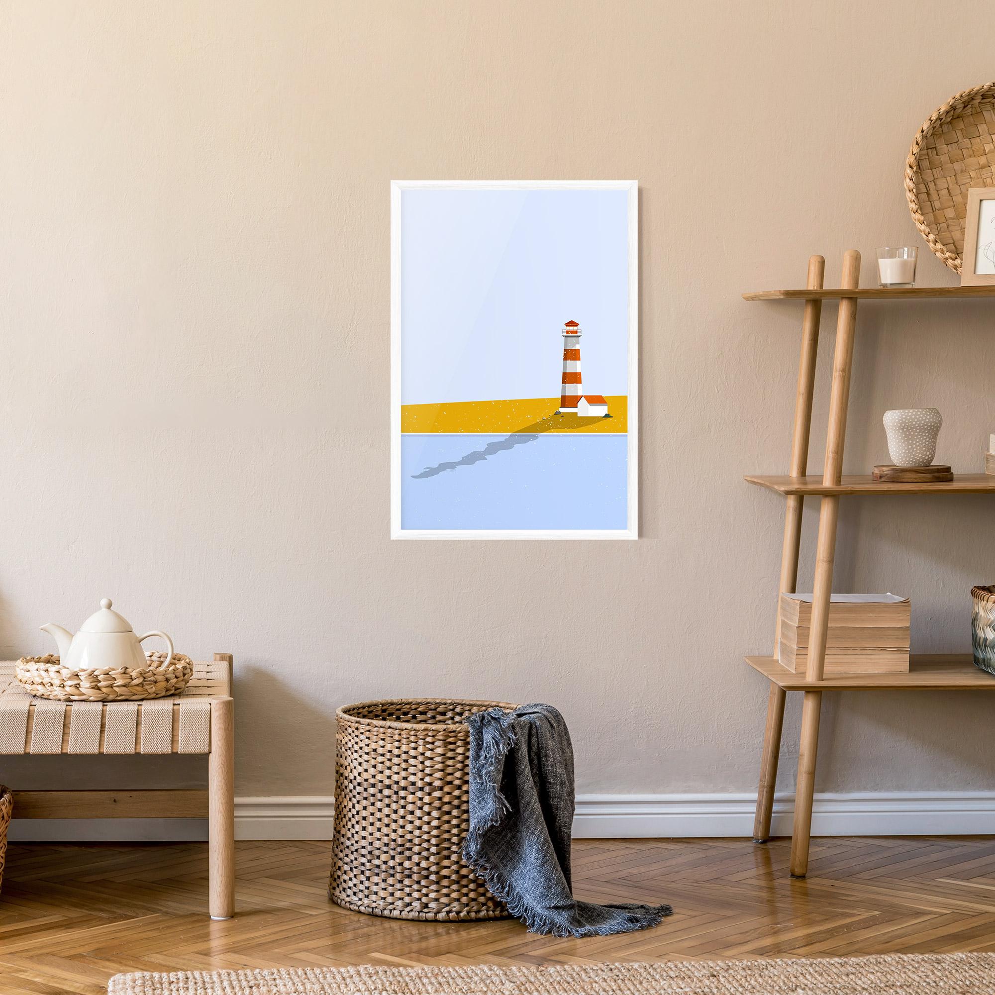 Gerahmte Poster Beach Tower mockup 9