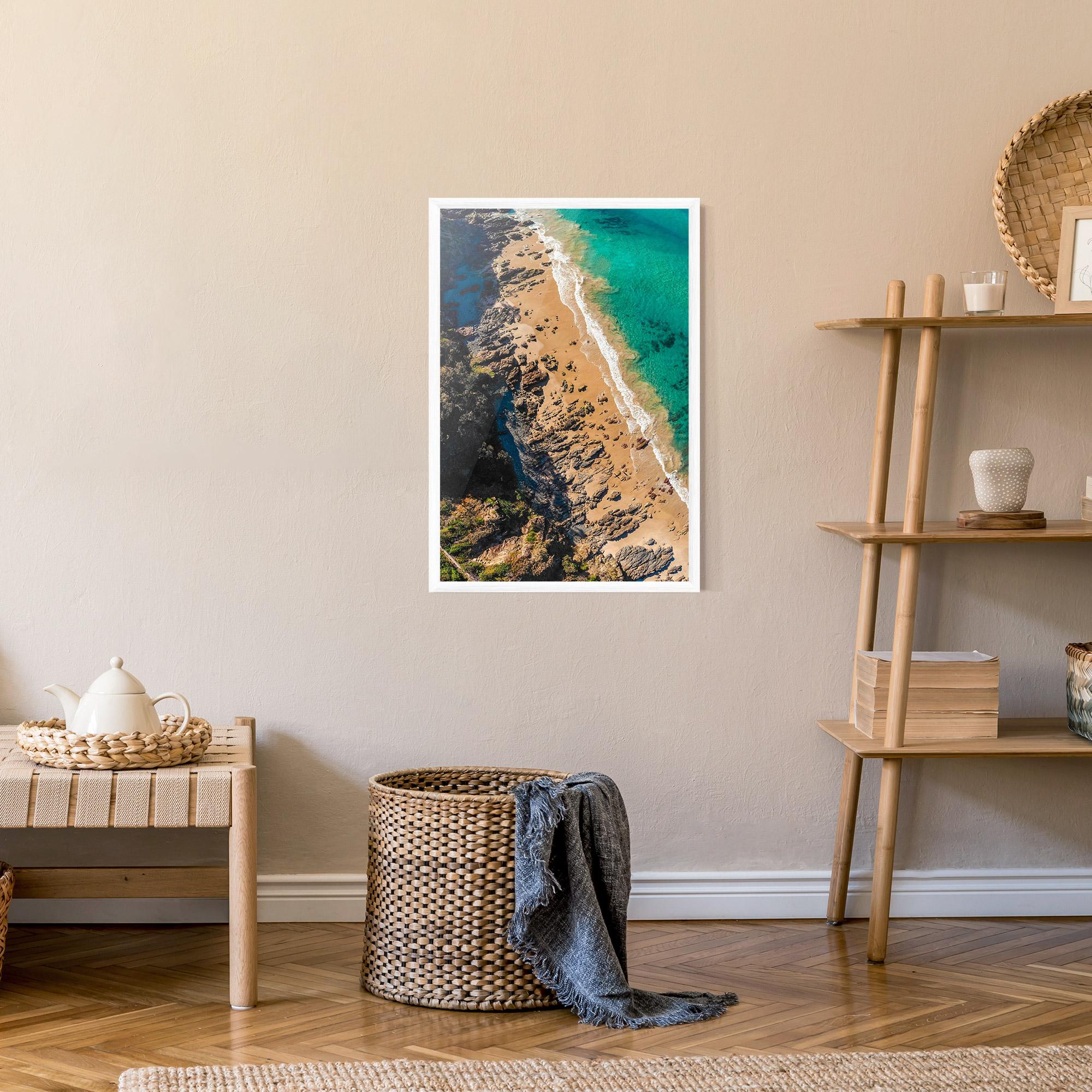 Gerahmte Poster Rocky Beach mockup 9