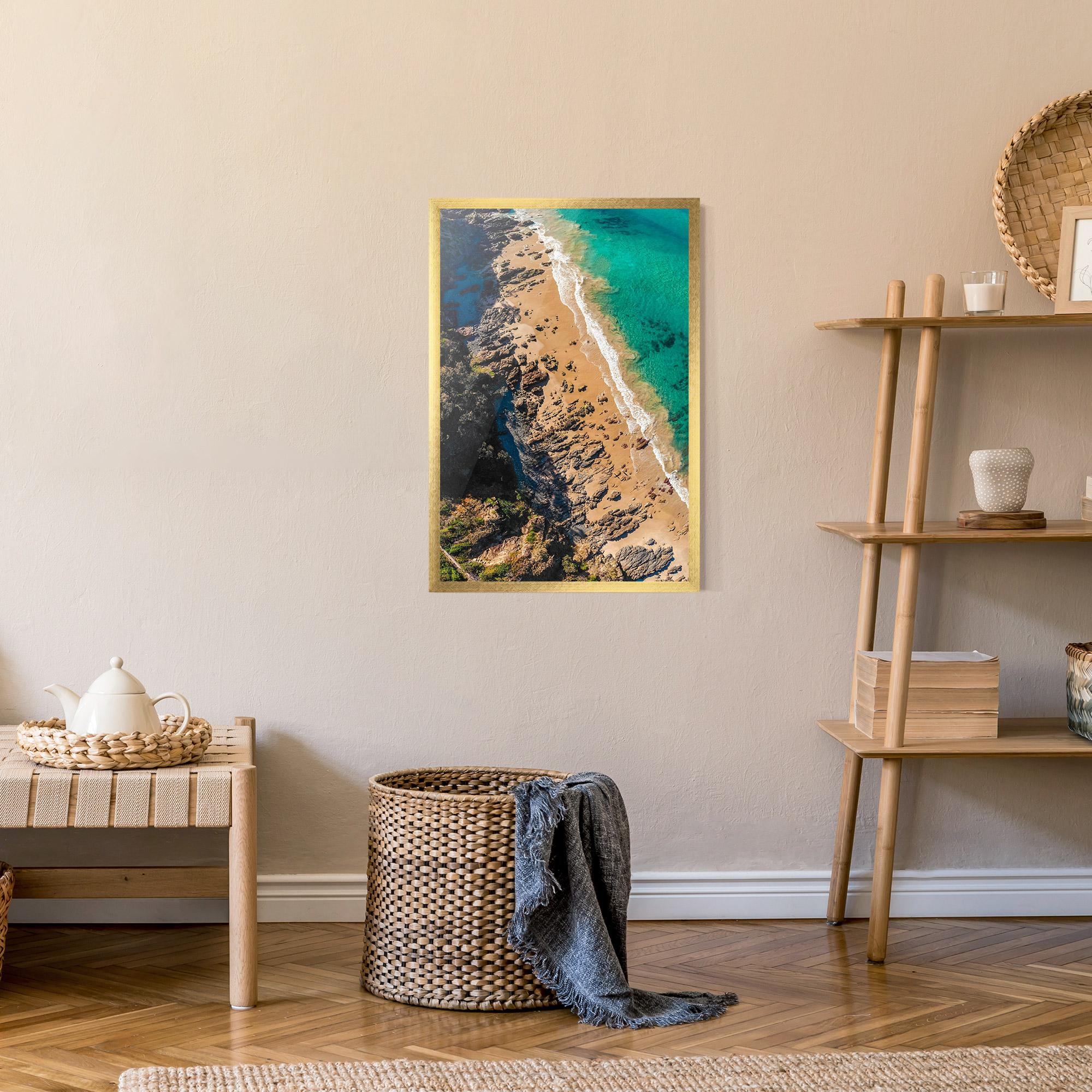 Gerahmte Poster Rocky Beach mockup 9