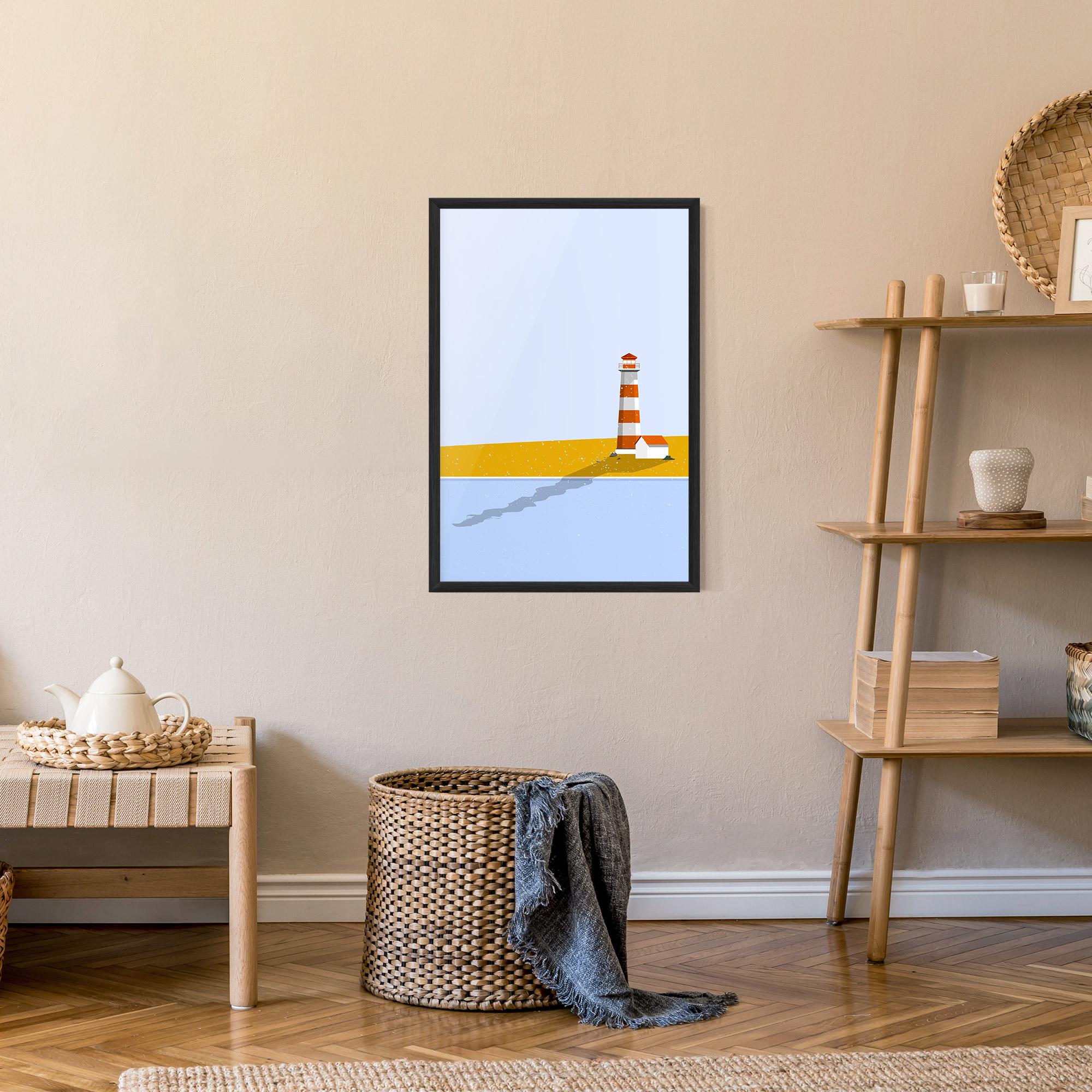 Gerahmte Poster Beach Tower mockup 9