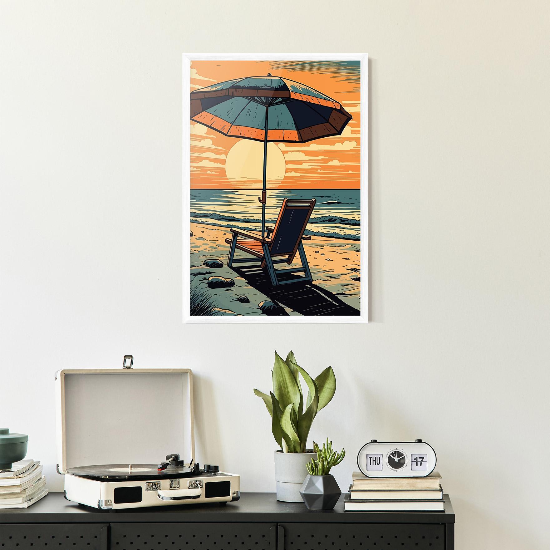 Gerahmte Poster Beach Nice View mockup 2