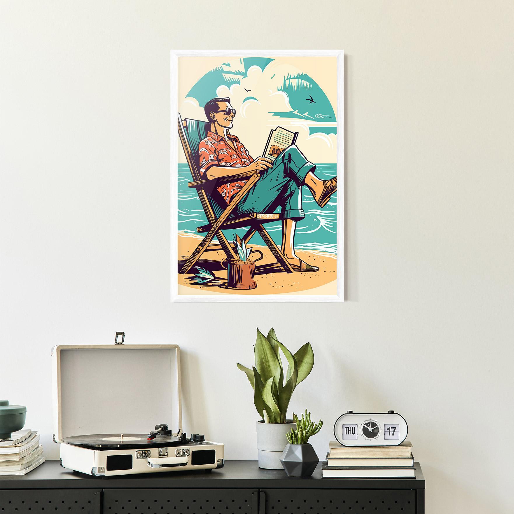 Gerahmte Poster Beach Relax mockup 2