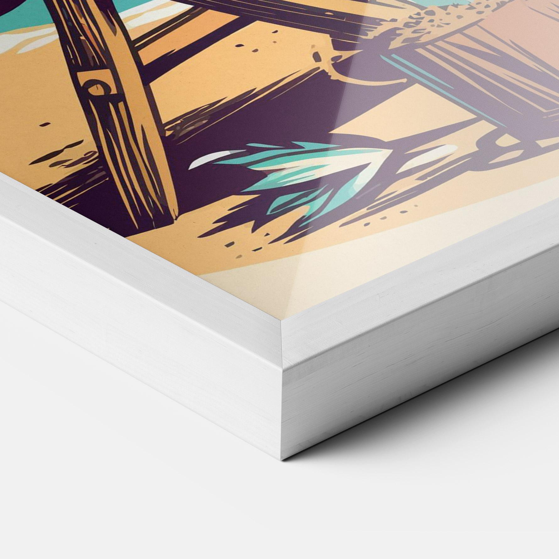 Gerahmte Poster Beach Relax mockup 3