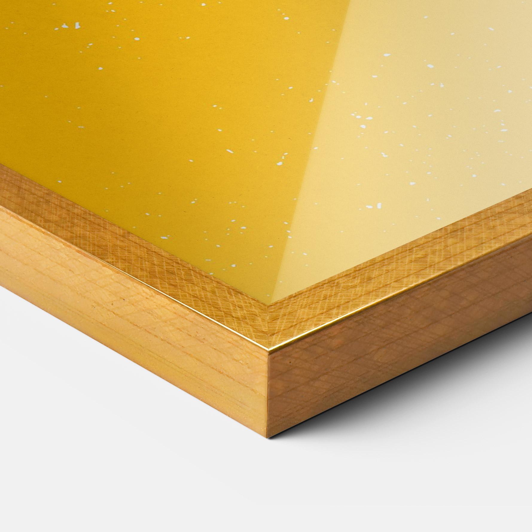 Gerahmte Poster Yellow Beach mockup 3