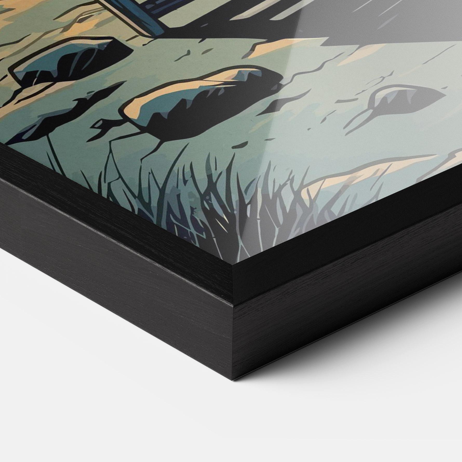 Gerahmte Poster Beach Nice View mockup 3