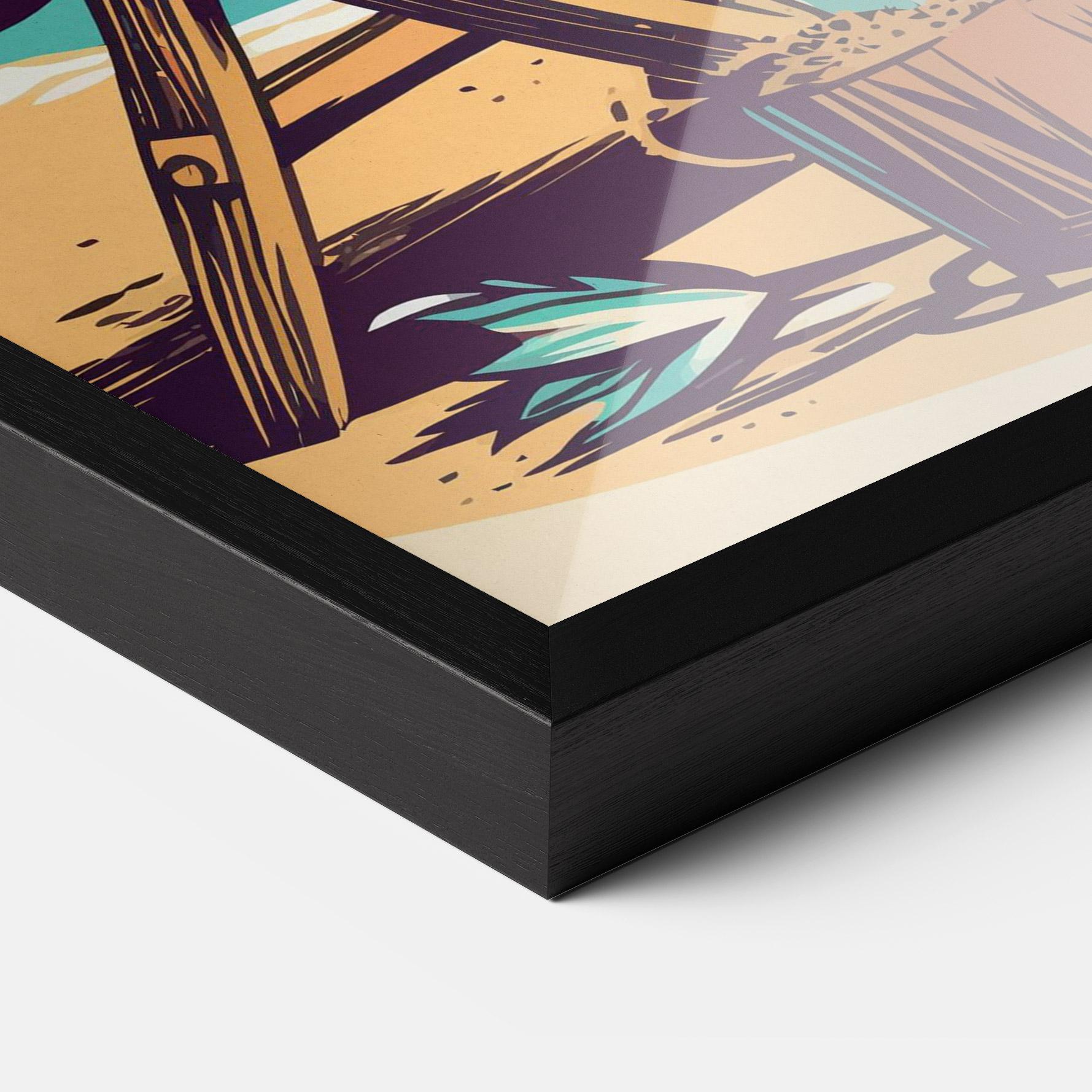 Gerahmte Poster Beach Relax mockup 3