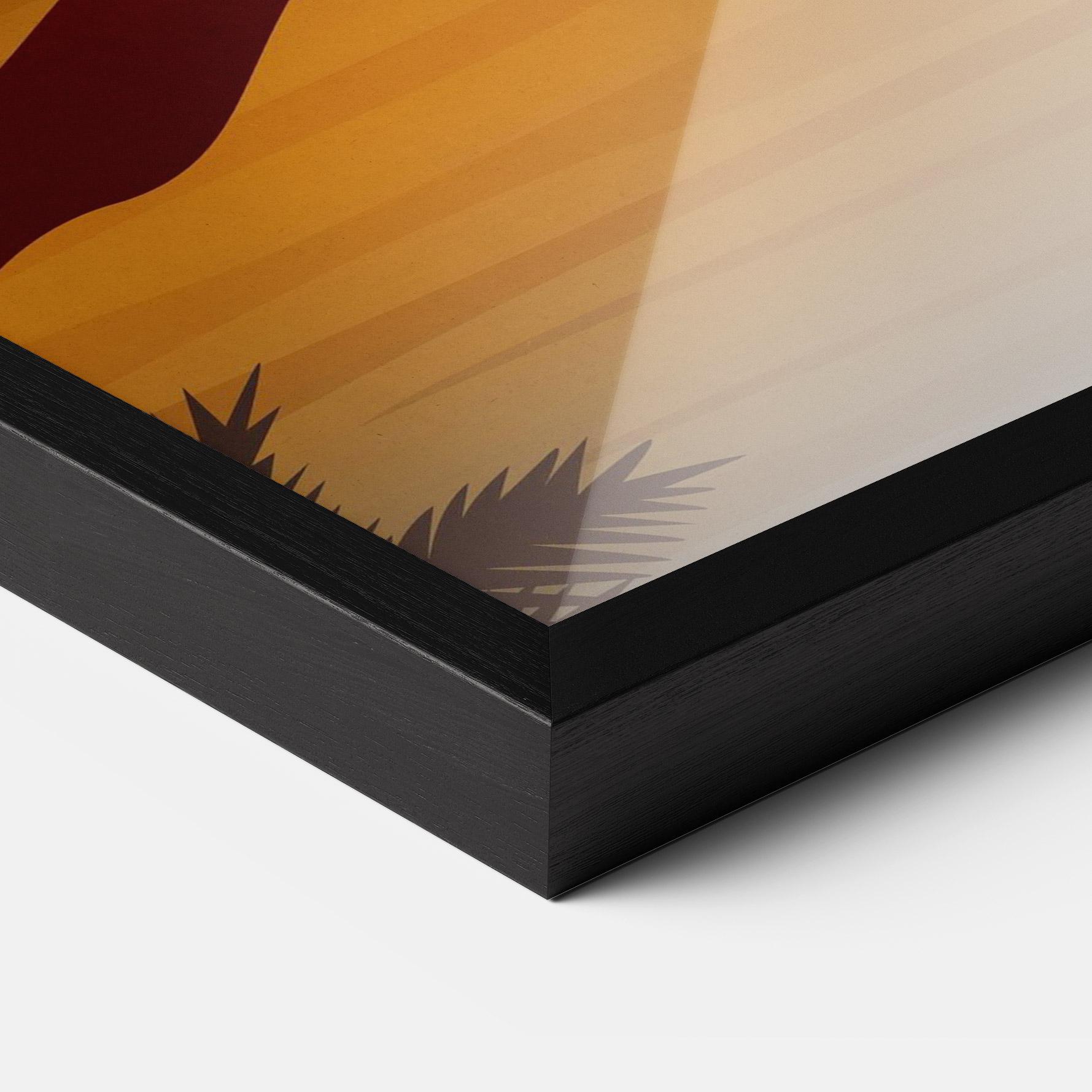 Gerahmte Poster Sunset Beach 03 mockup 3