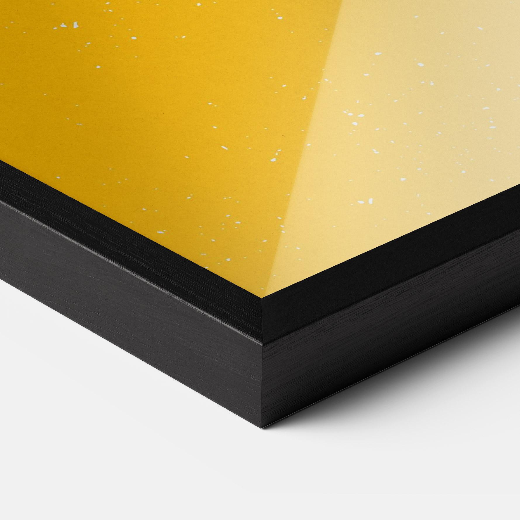 Gerahmte Poster Yellow Beach mockup 3