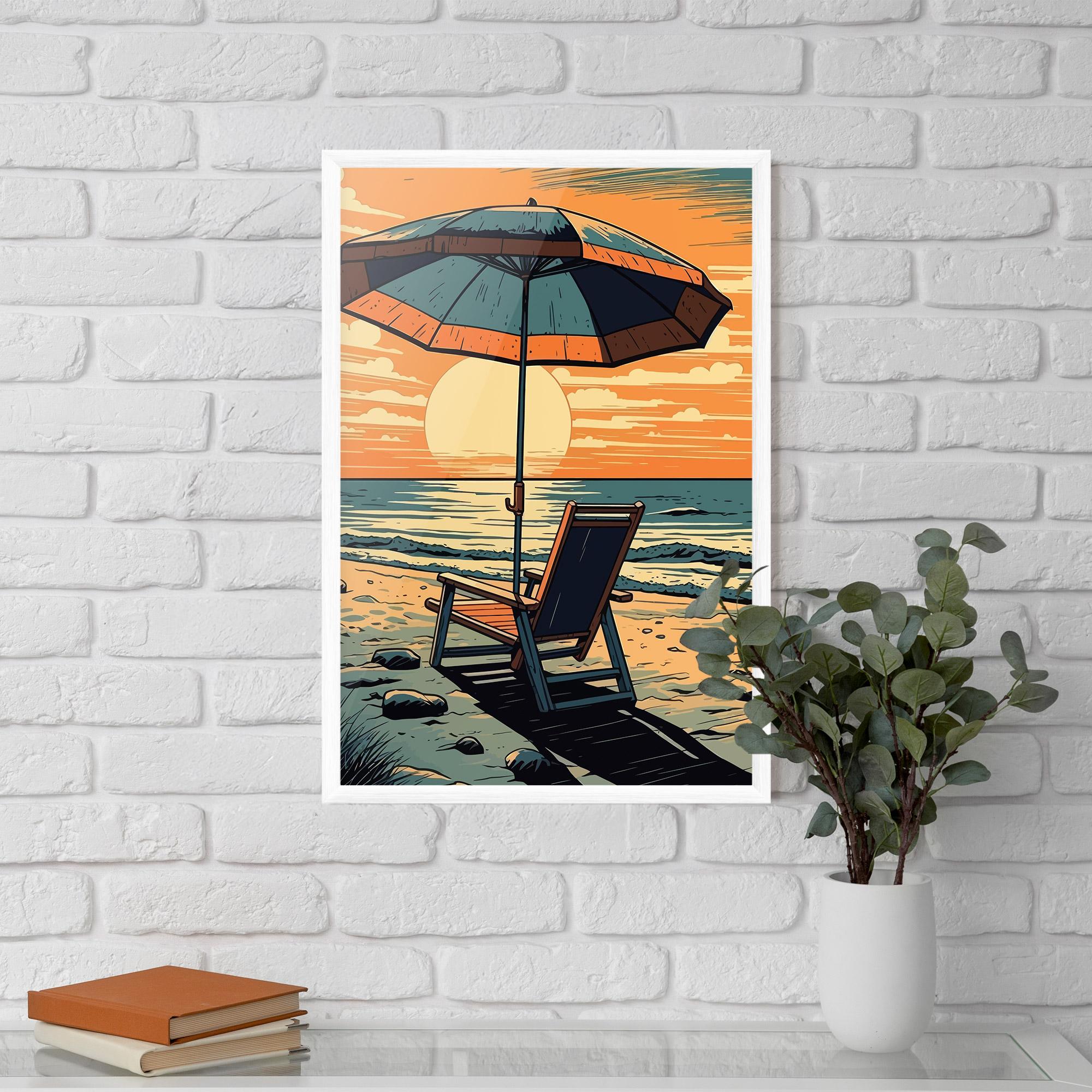 Gerahmte Poster Beach Nice View mockup 5