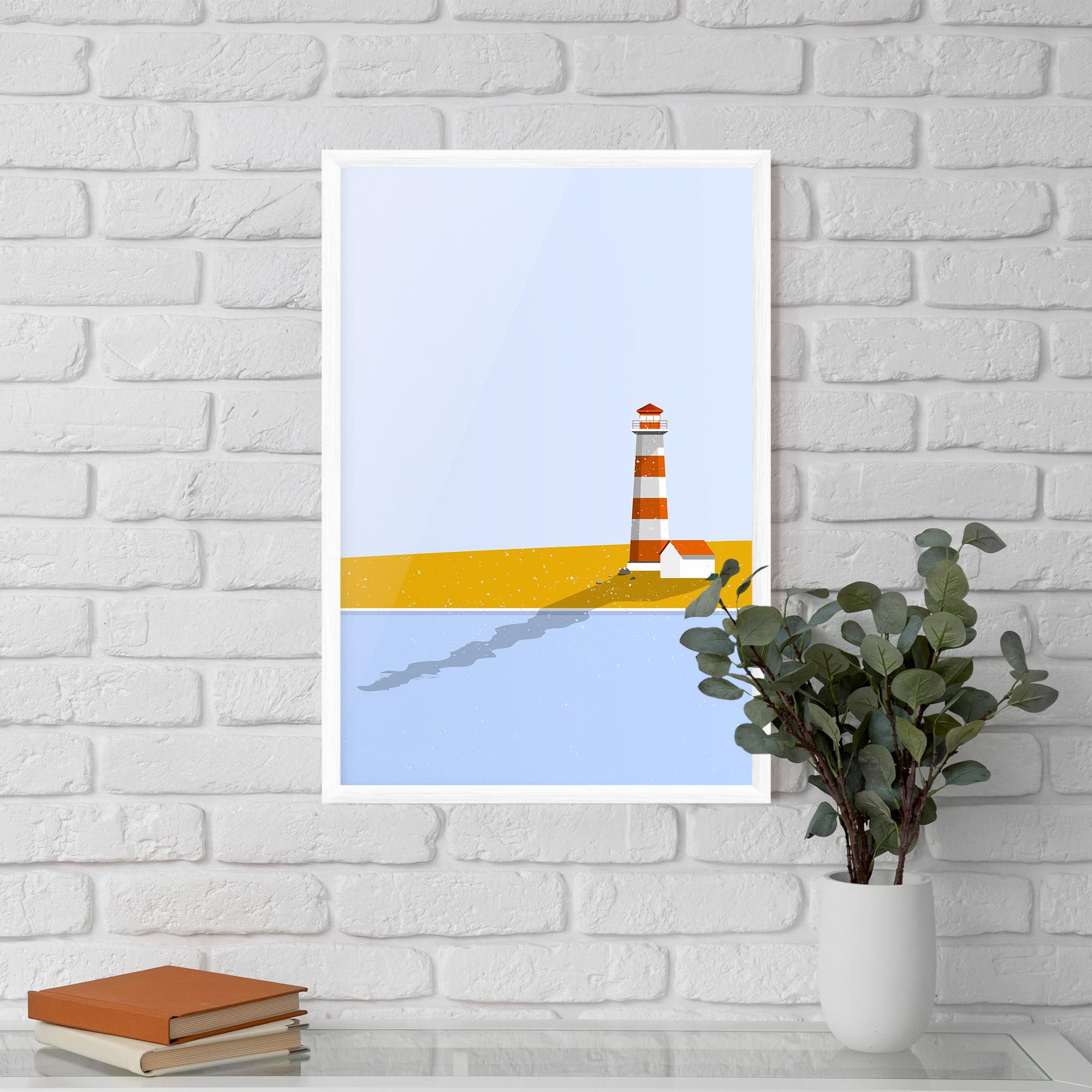 Gerahmte Poster Beach Tower mockup 5